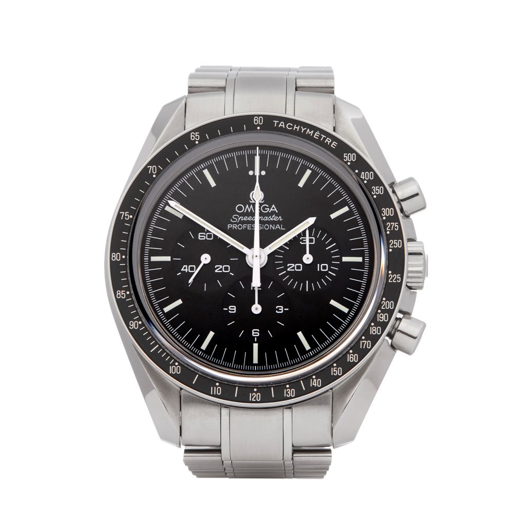 omega moon watch second hand