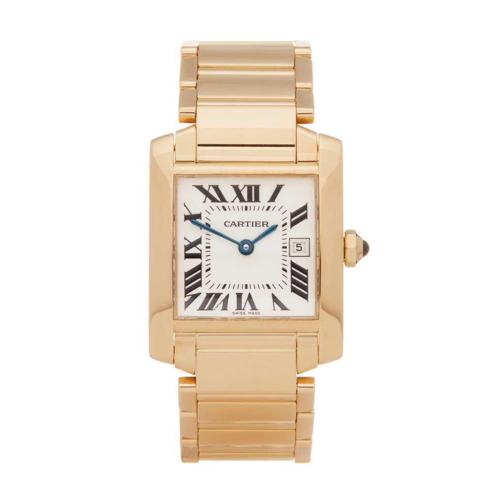 cartier tank francaise yellow gold