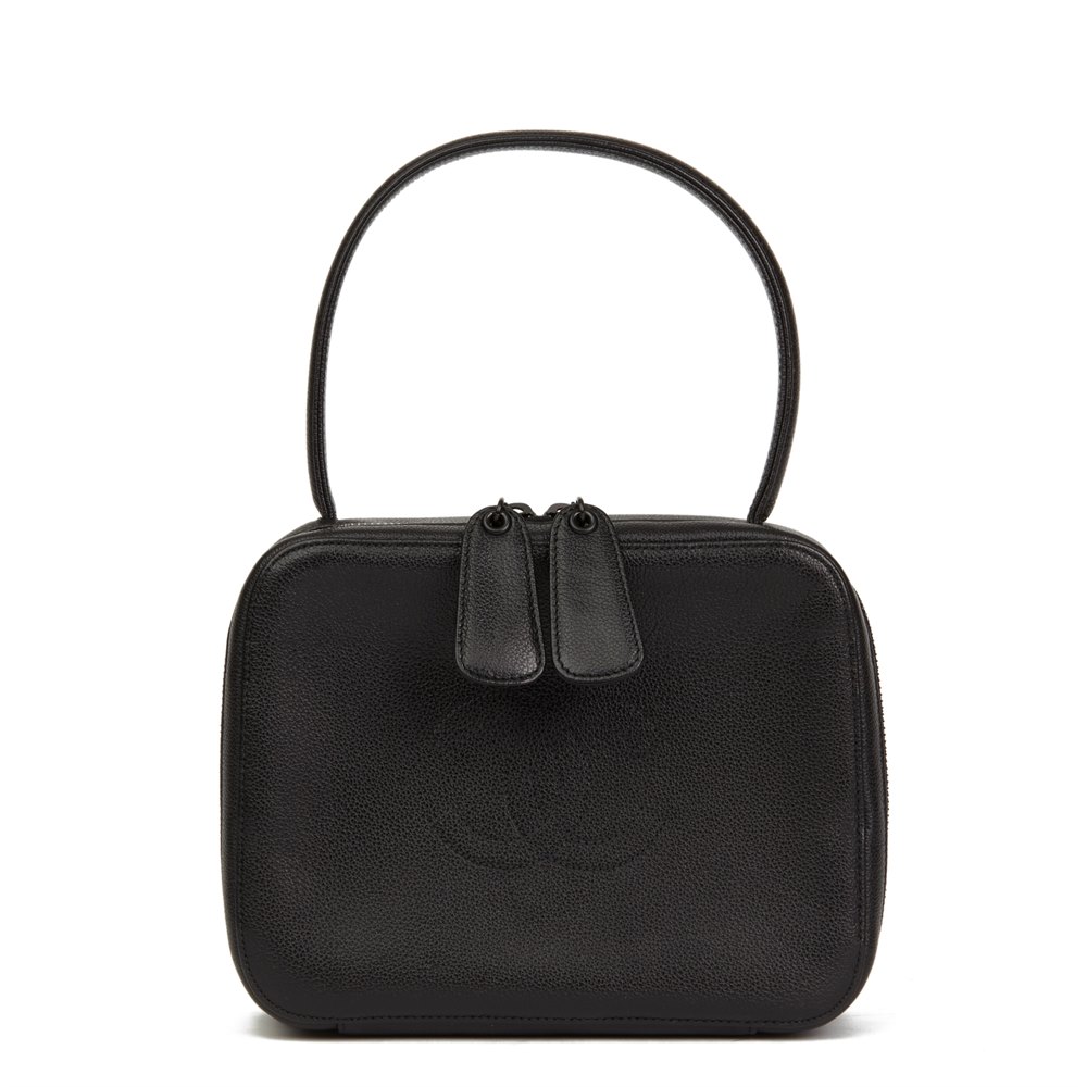 black top handle handbag