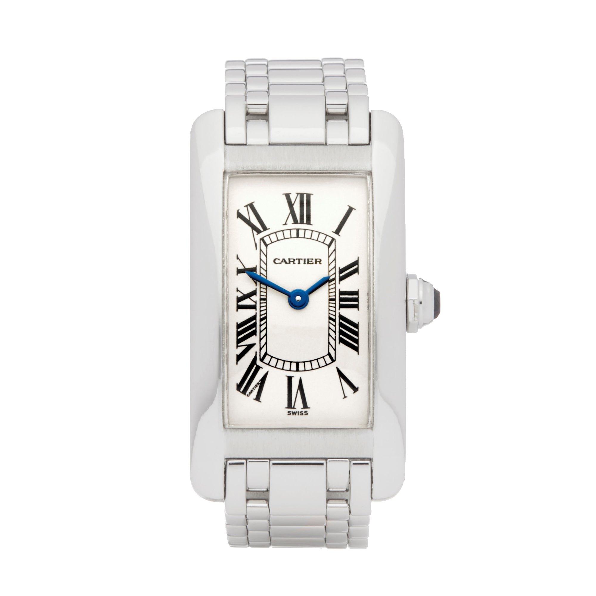 cartier tank americaine white gold