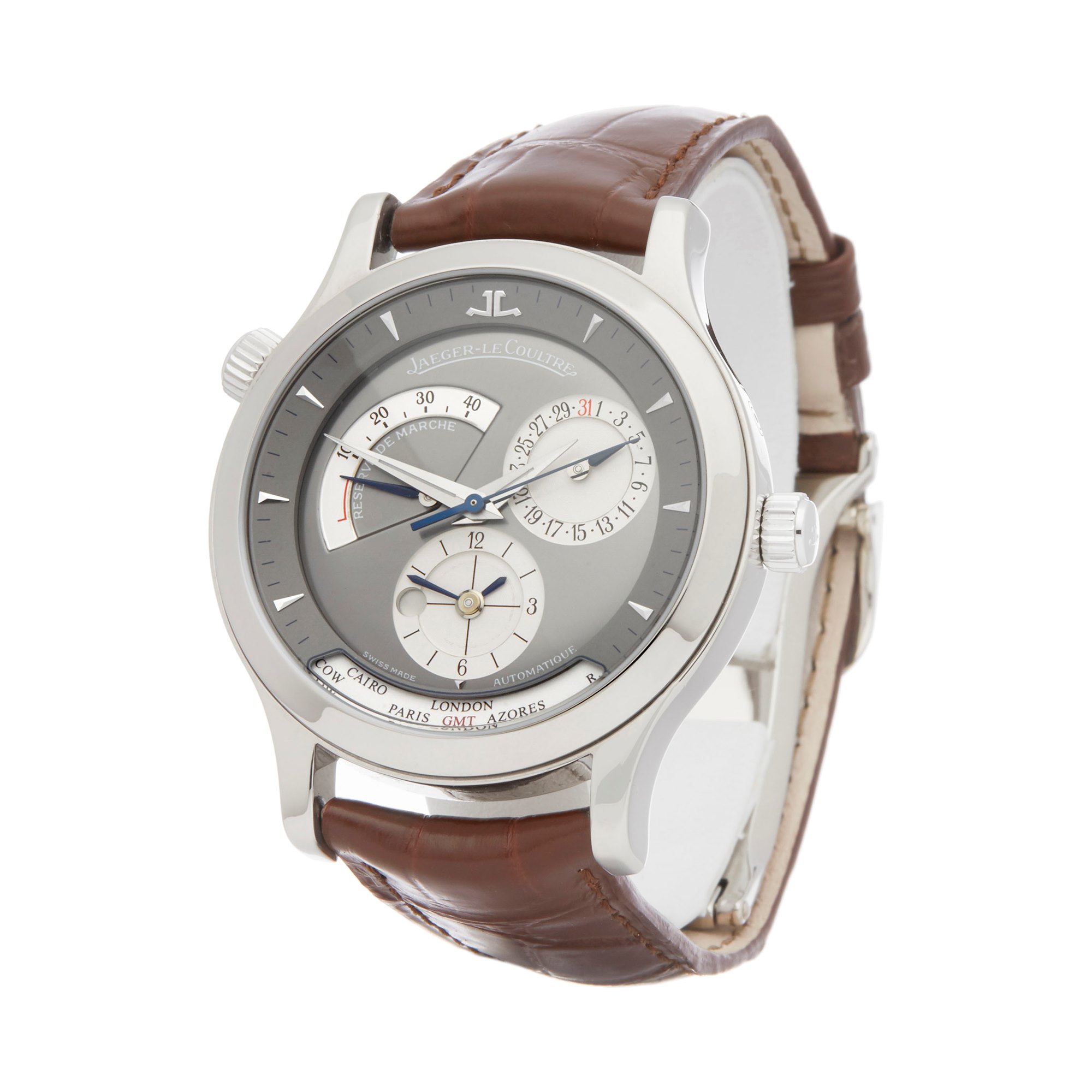 jaeger lecoultre master geographic gold