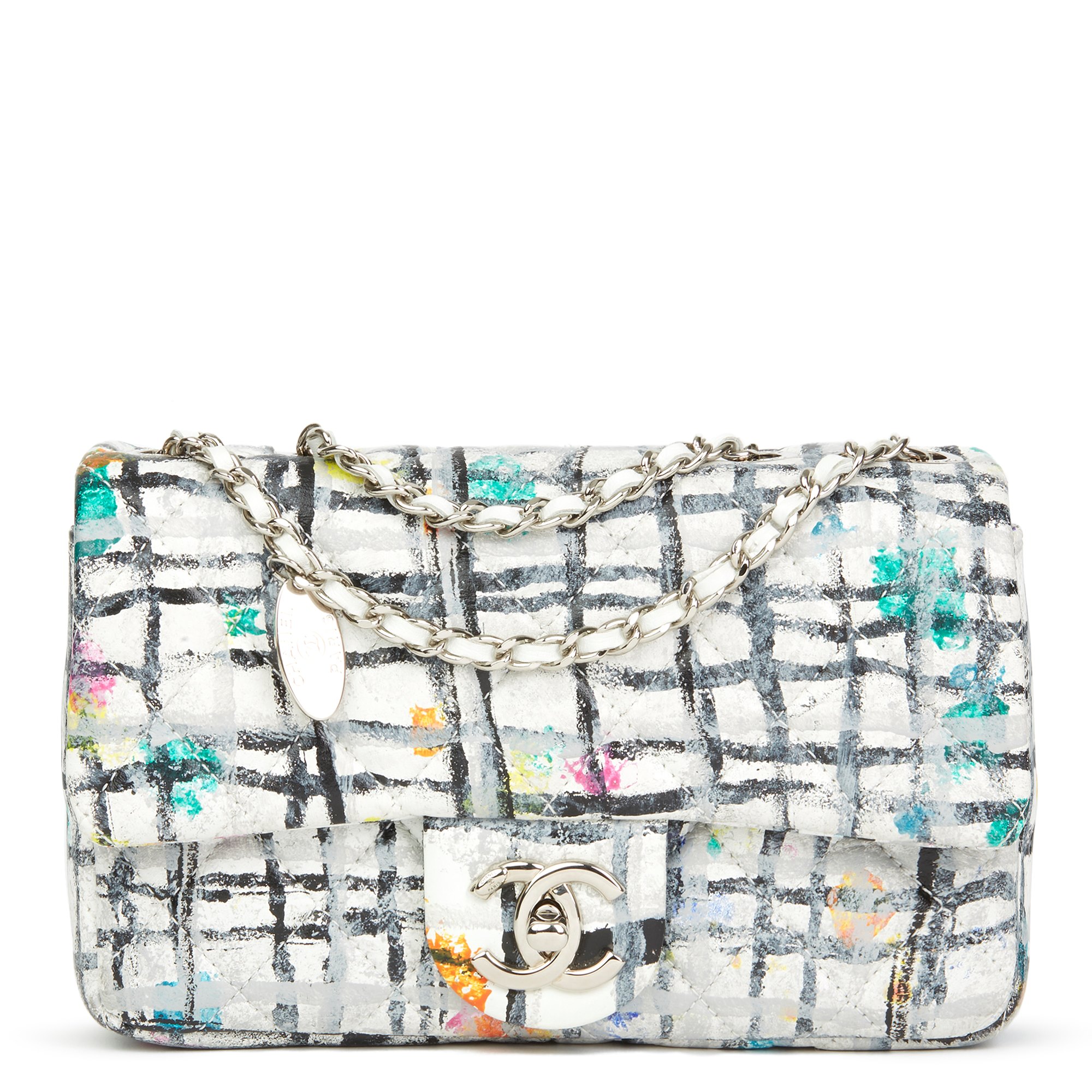 chanel graffiti flap bag