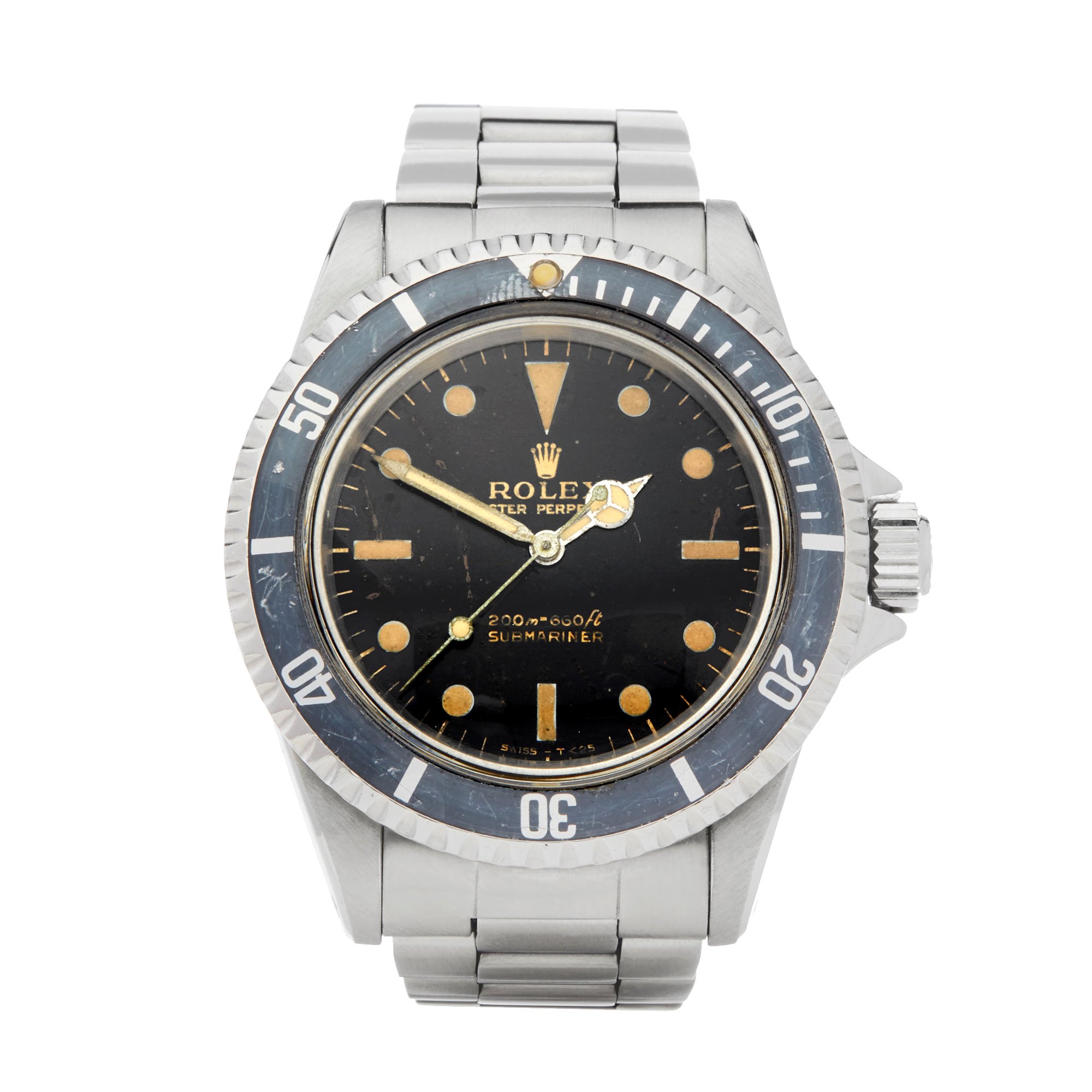 Rolex Submariner No Date Gilt Gloss Meters First Stainless Steel - 5513 Stainless Steel 5513