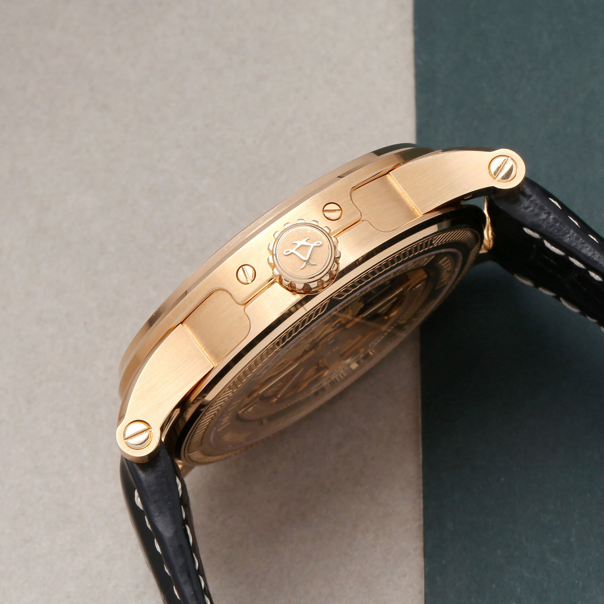 L.Leroy Marine Power Reserve 18K Geel Goud 9518