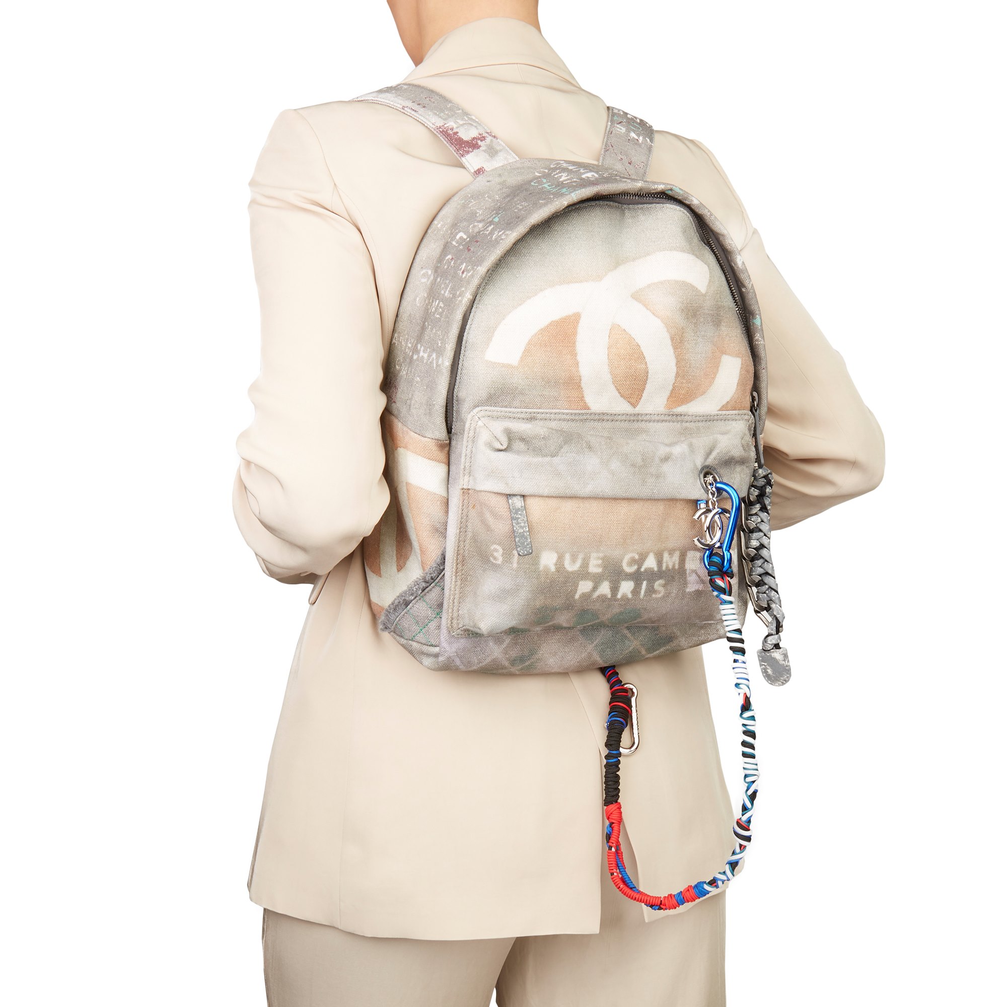 Chanel Medium Graffiti Backpack 2014 HB3096 | Second Hand Handbags