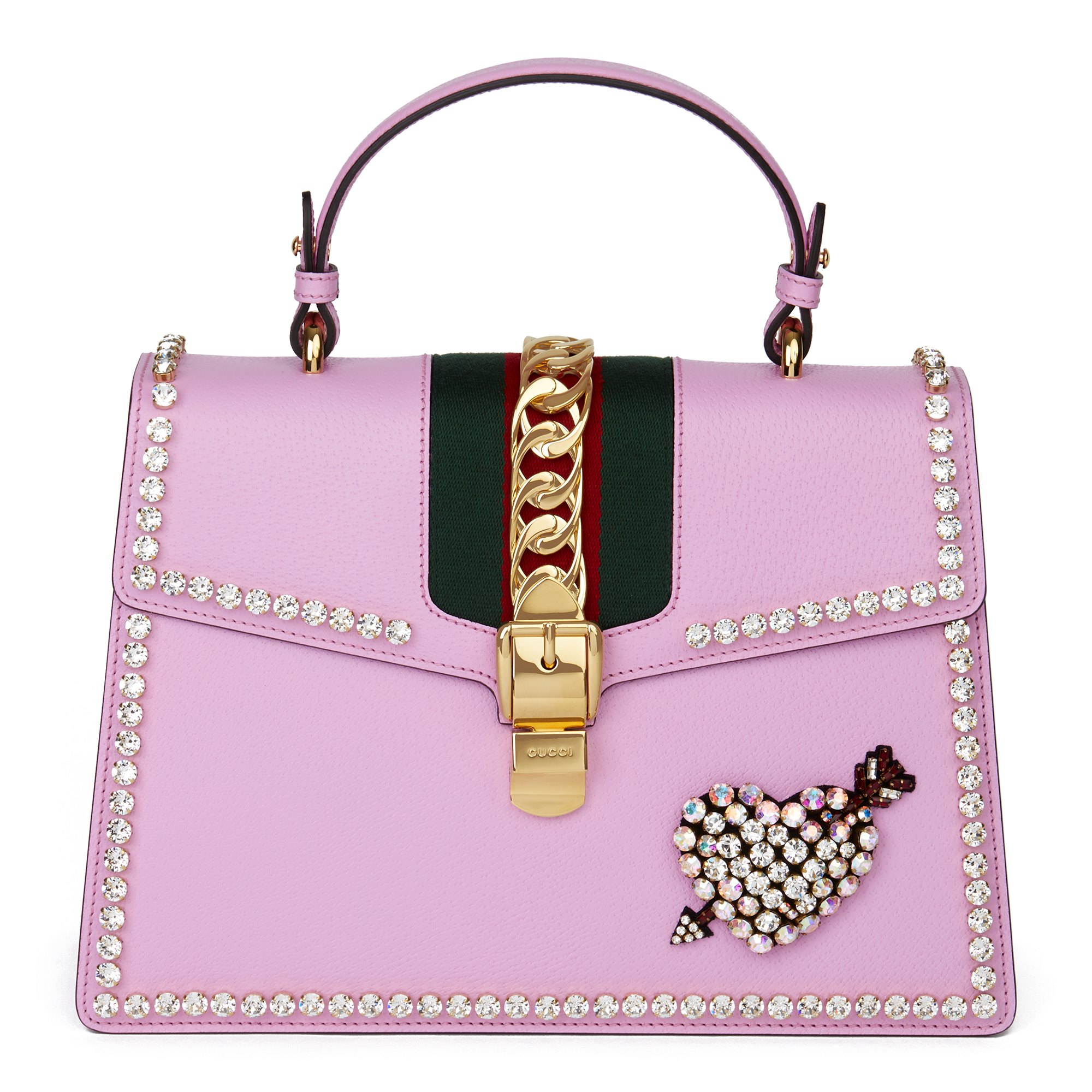 gucci pink sylvie bag