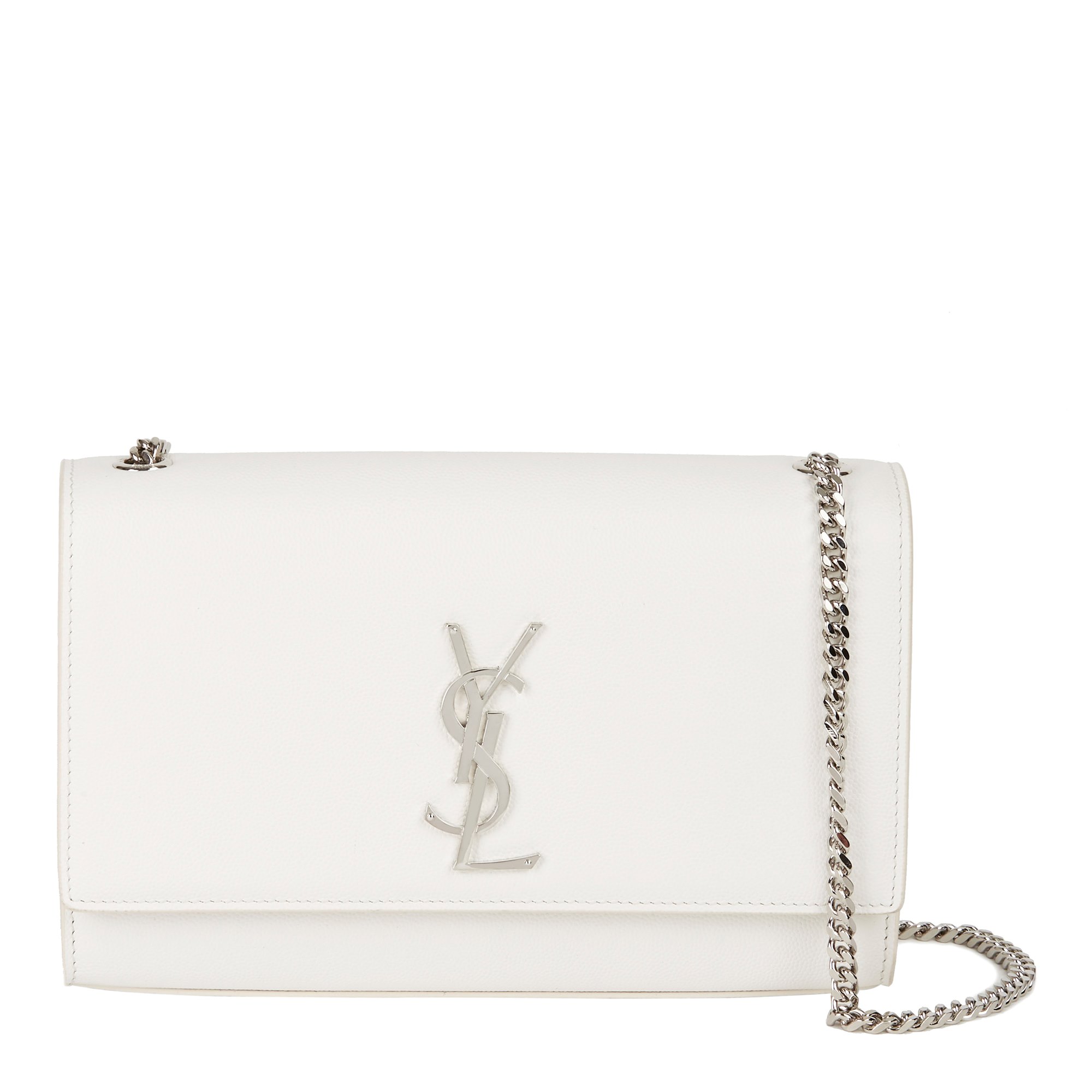 saint laurent white handbag