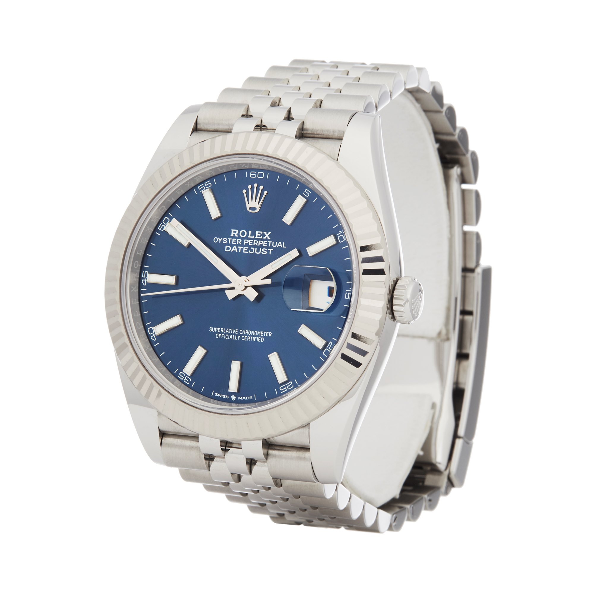 rolex datejust 41 stainless steel