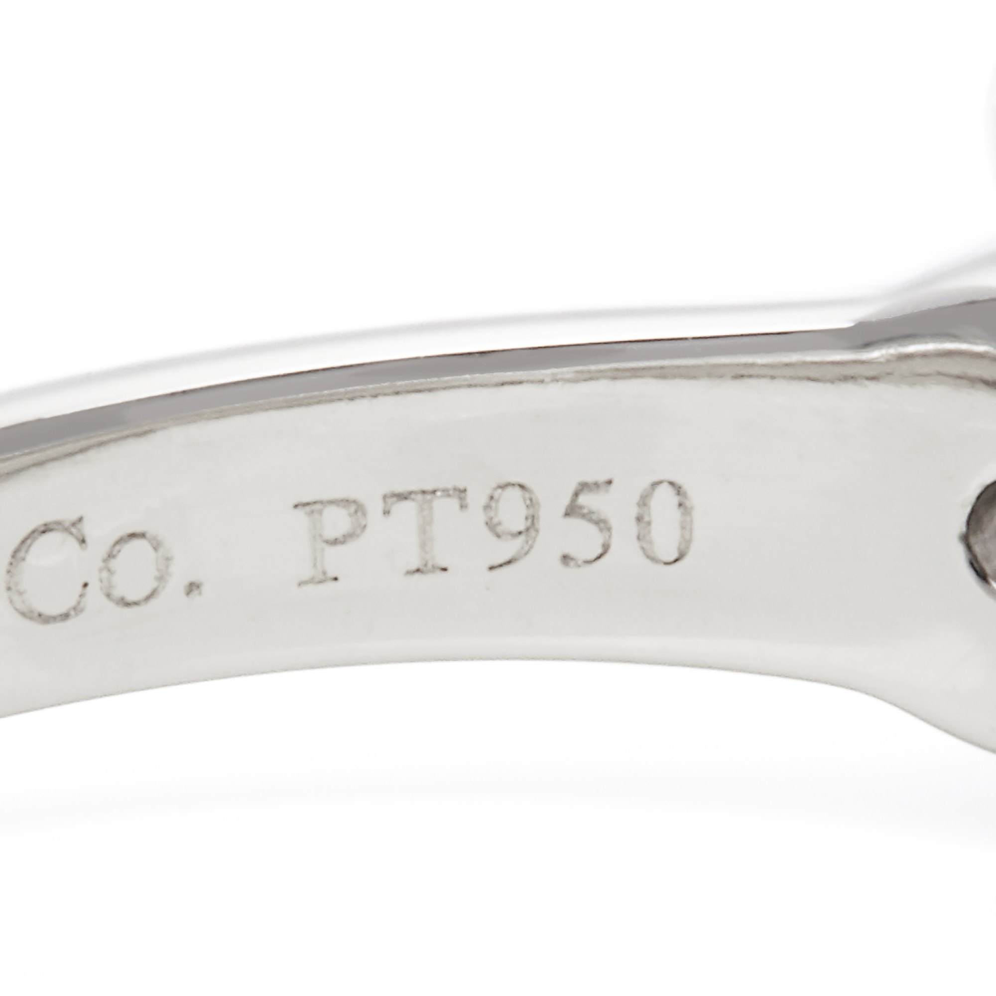 Tiffany & Co. Platinum 0.76ct Diamond Solitaire Engagement Ring