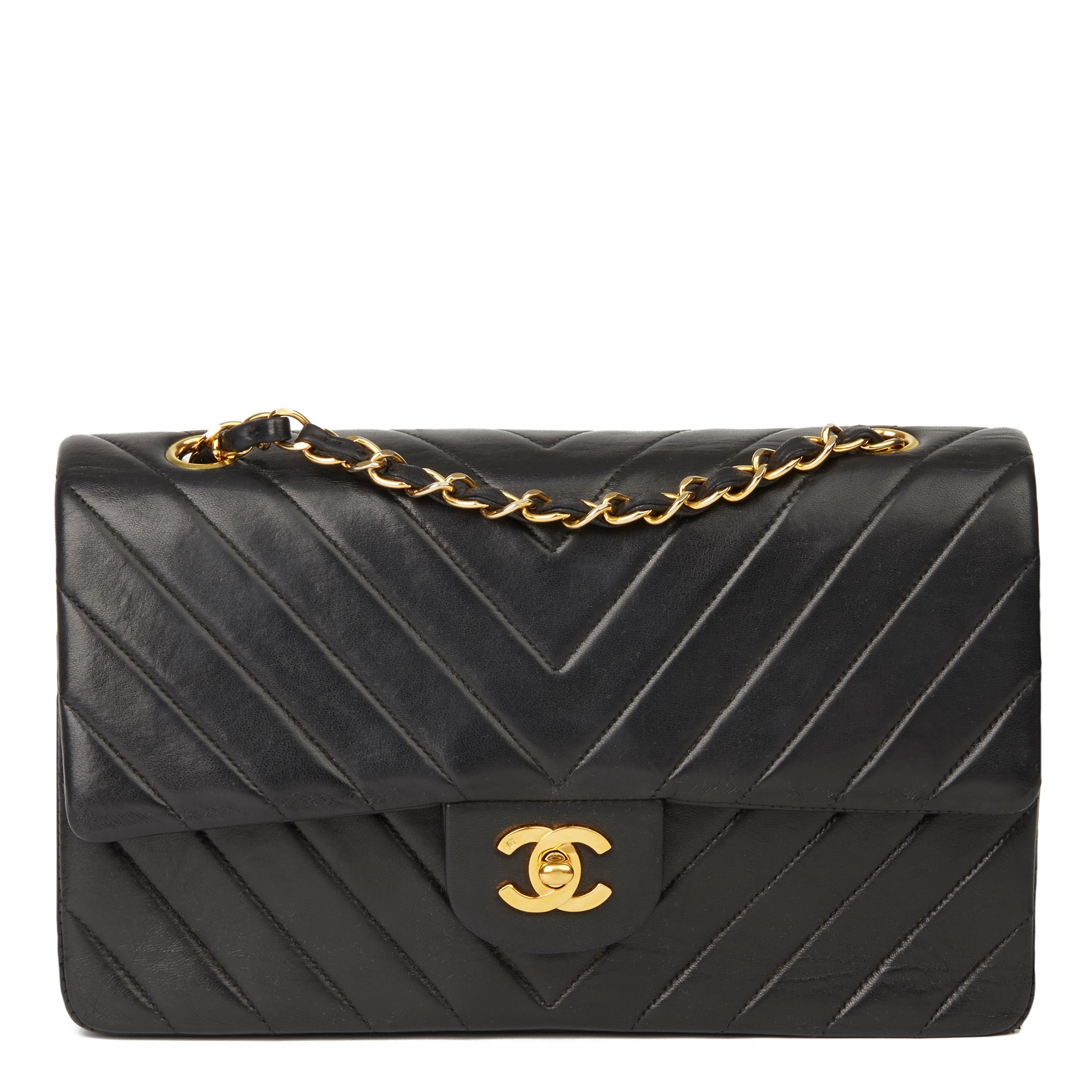 chanel chevron quilted bag