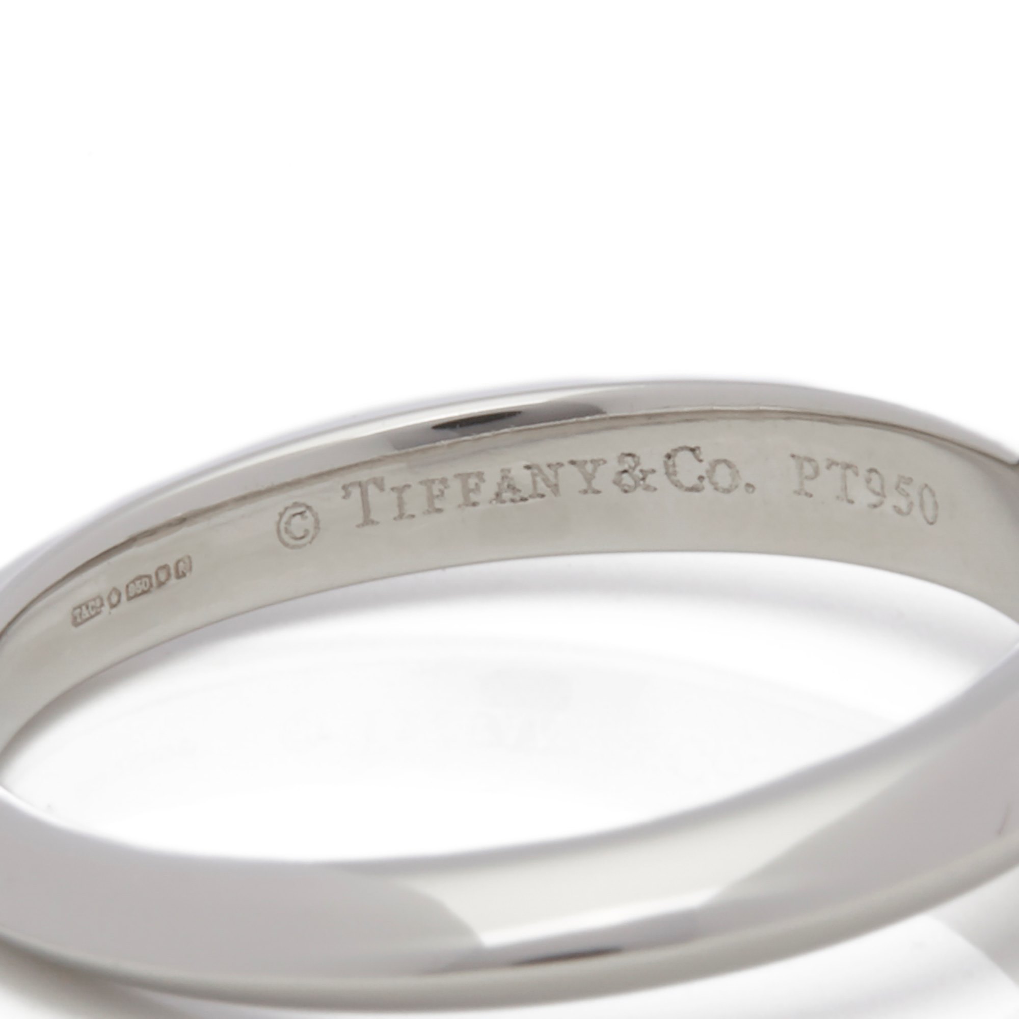 Tiffany & Co. Platinum 0.81ct Diamond Solitaire Engagement Ring