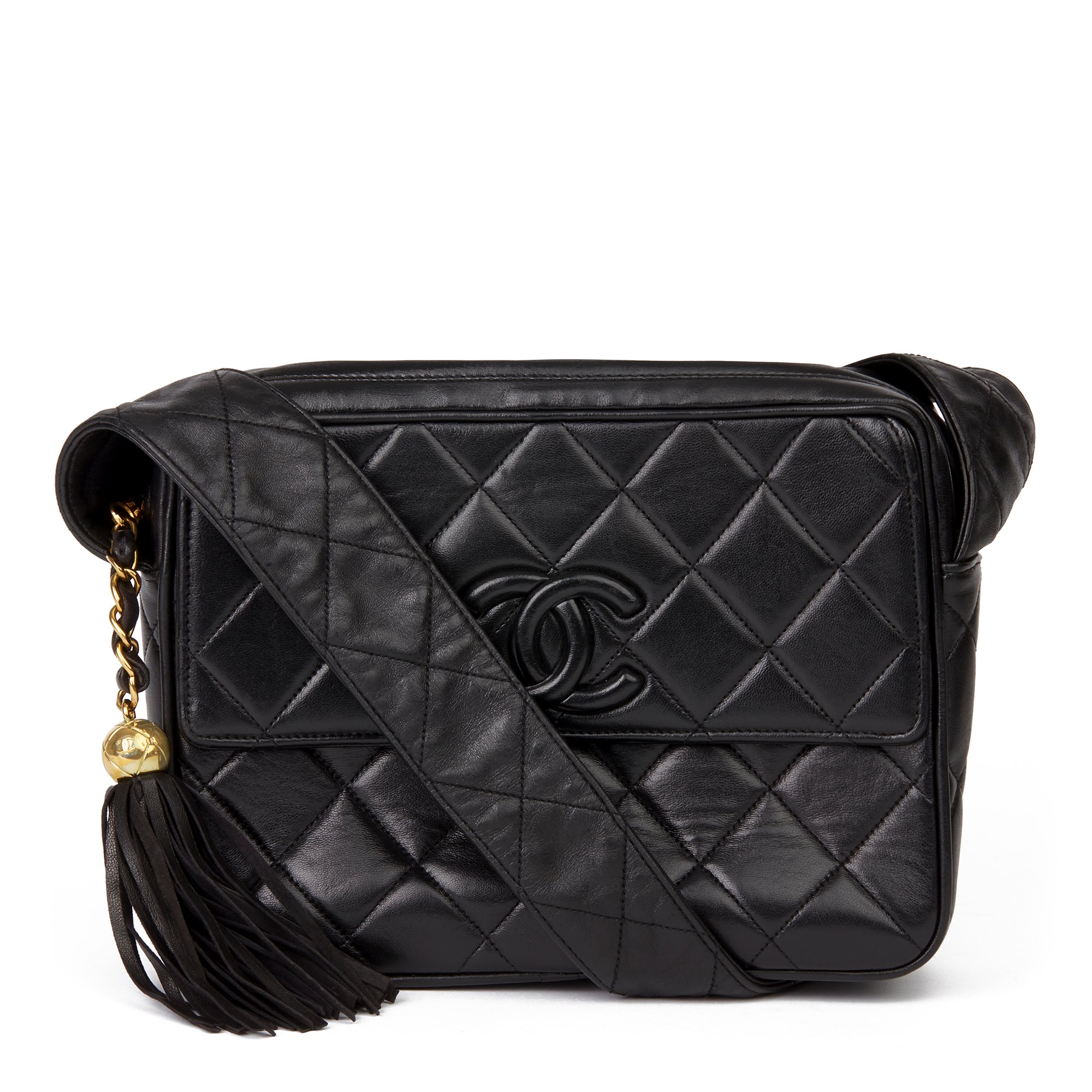 chanel lambskin quilted shoulder bag