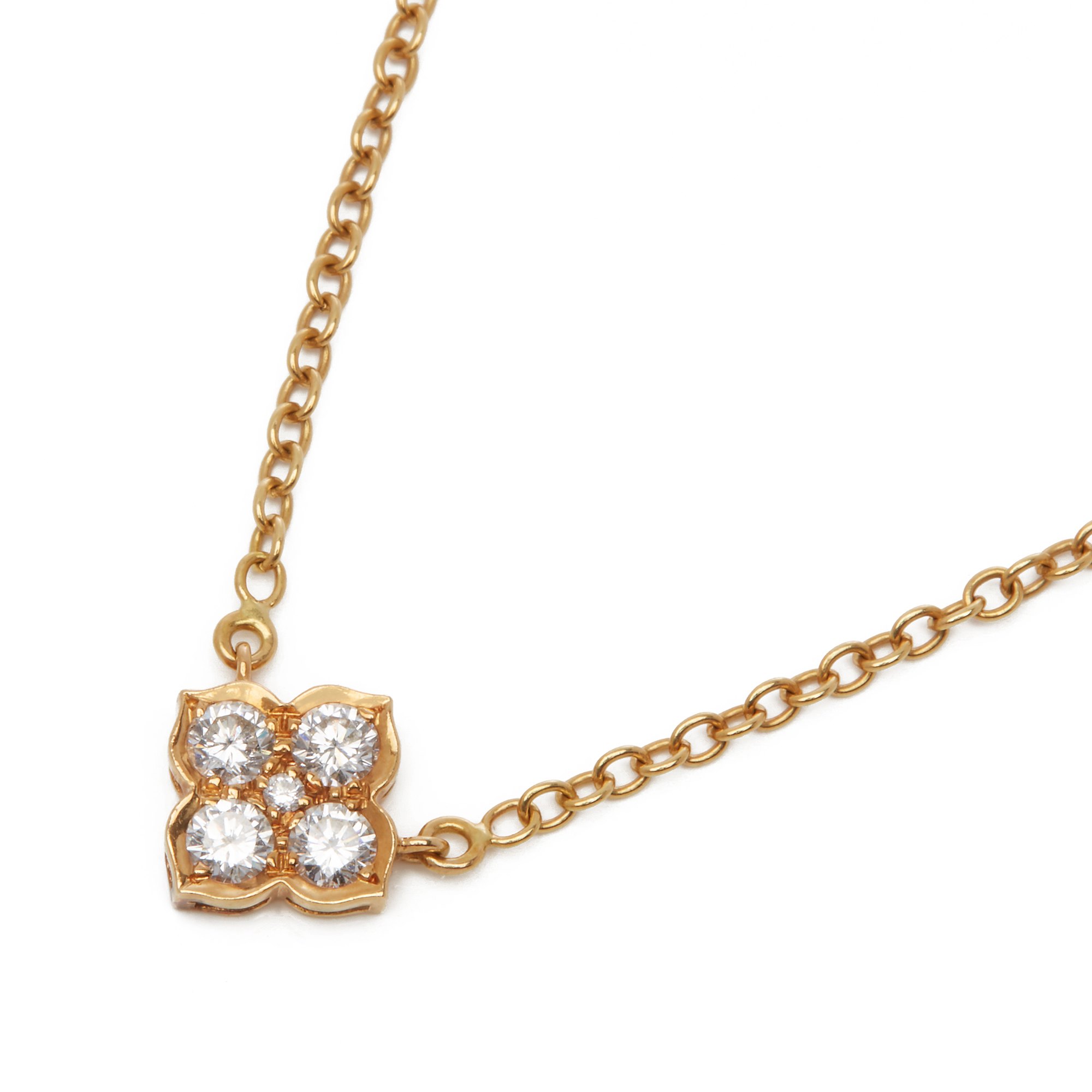 Cartier 18k Yellow Gold Diamond Inde Mystérieuse Necklace