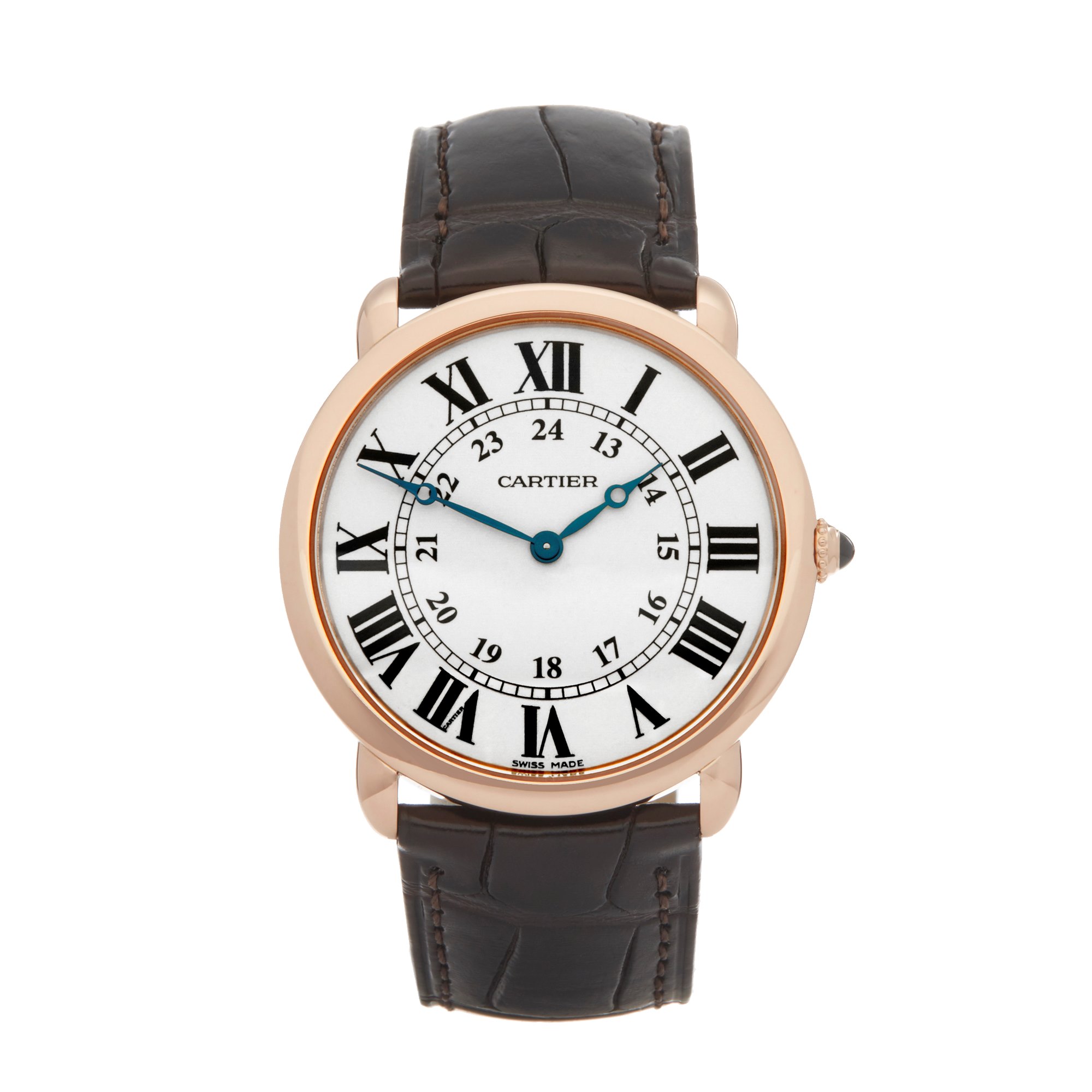 santos de cartier rose gold