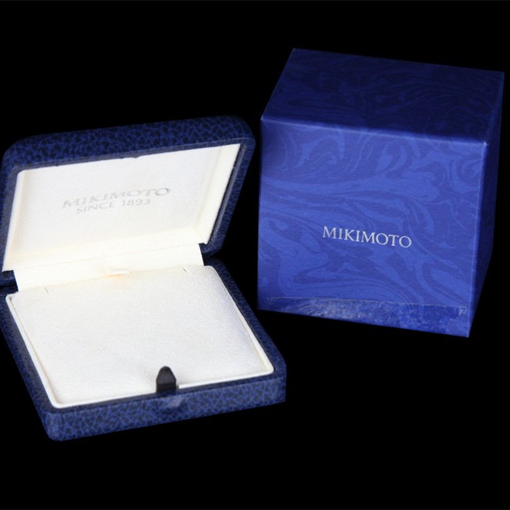 Mikimoto Blossom 18k White Gold Akoya Pearl Pendant Necklace