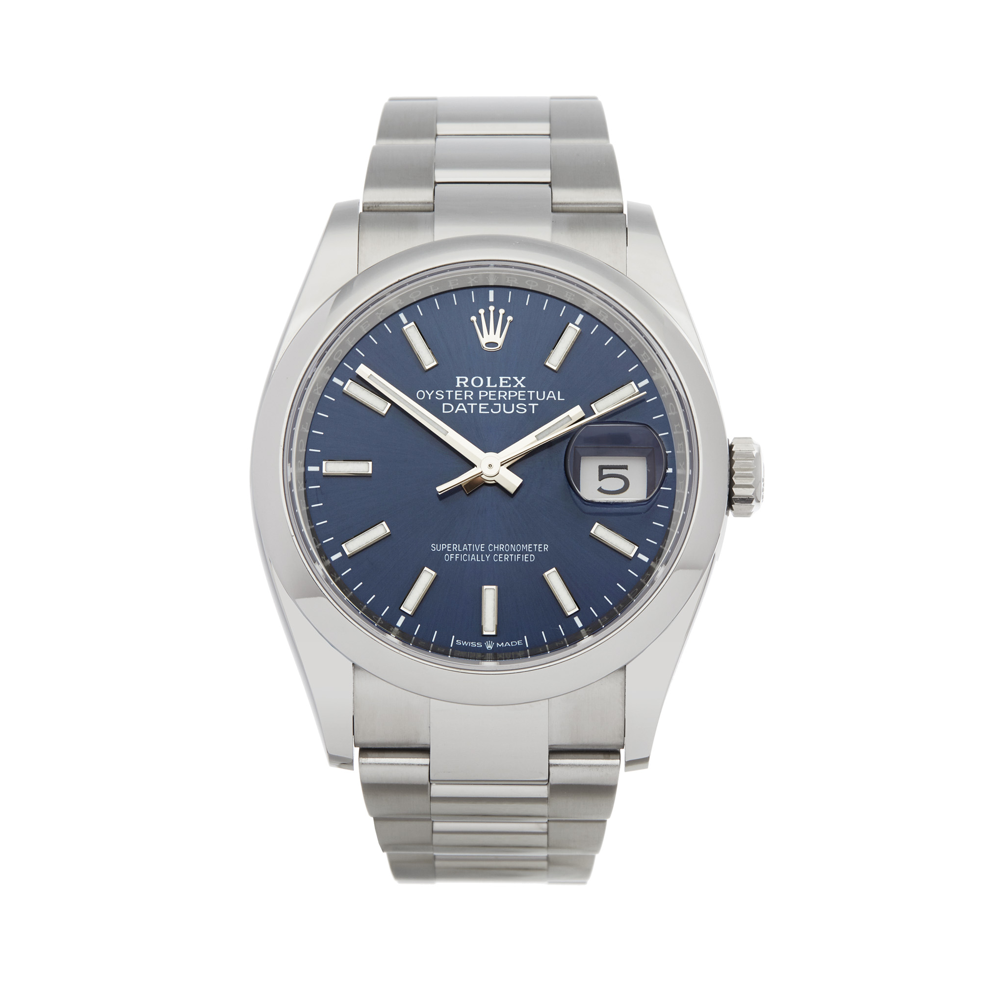 rolex datejust 36 stainless steel price