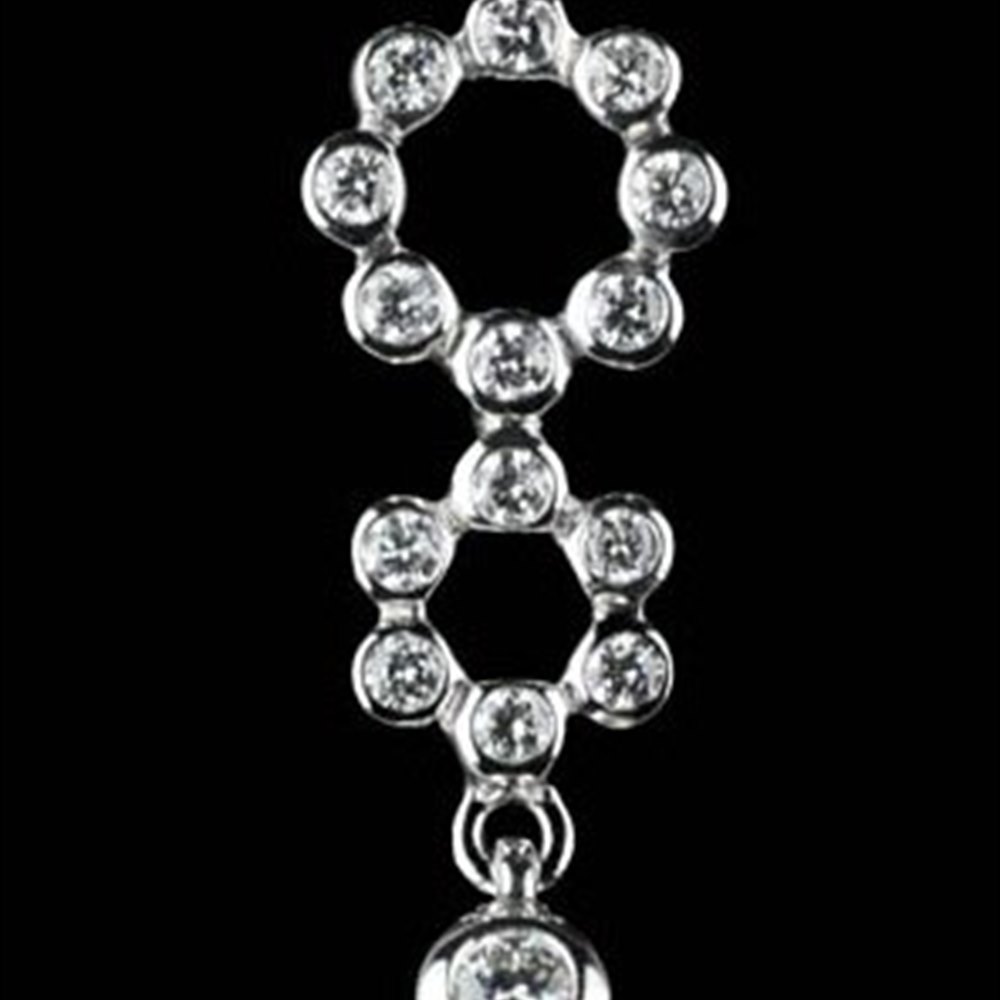 Mikimoto Lace 18k White Gold Akoya Pearl & Diamond Pendant Necklace