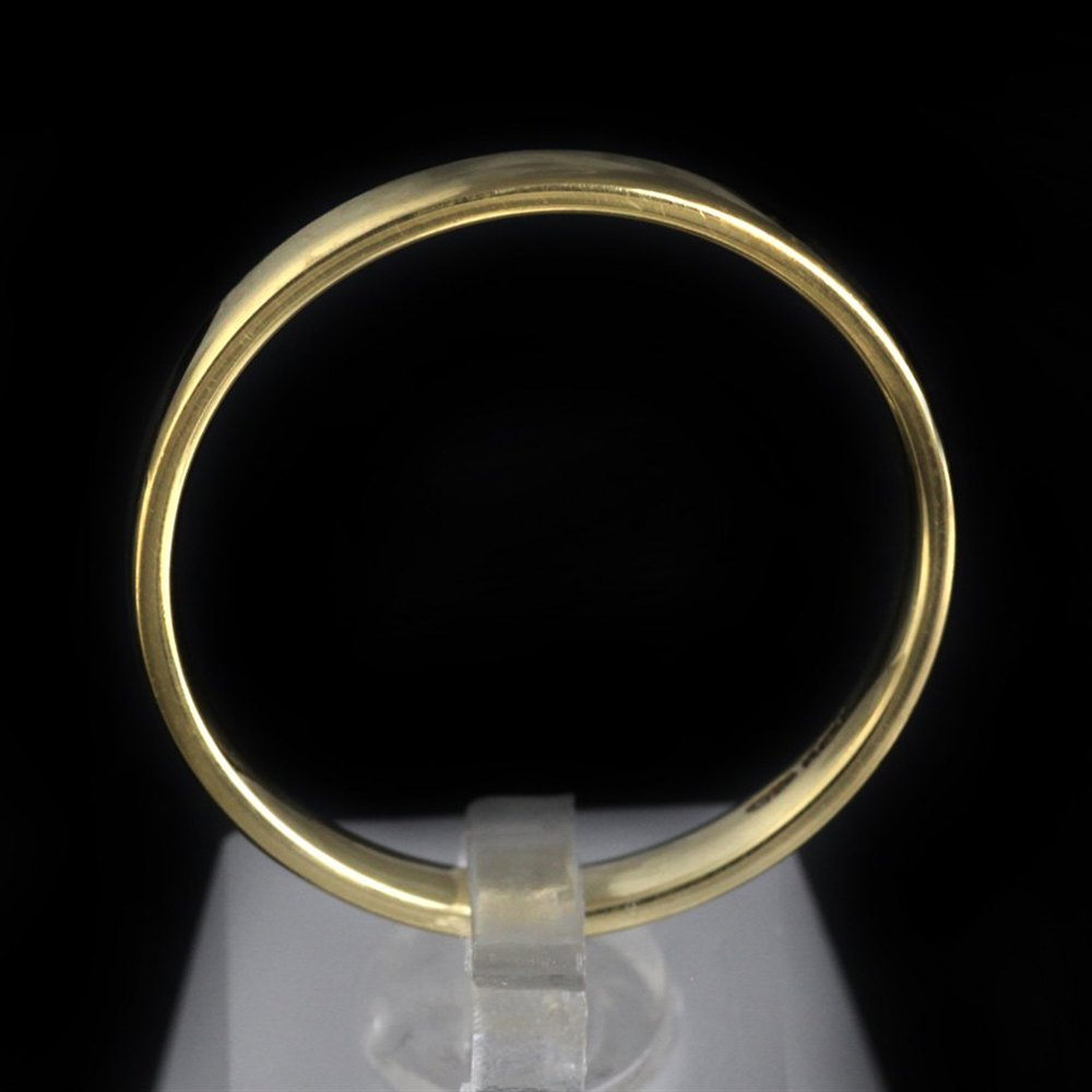 Mappin & Webb 18k Yellow Gold Wedding Band Mens Size W