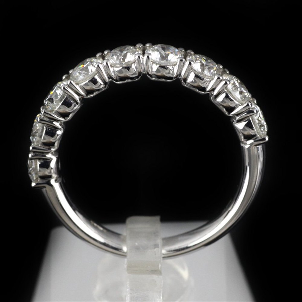 Mappin & Webb Platinum 1.37 cts G VS1 Diamond Half Eternity Ring Size L