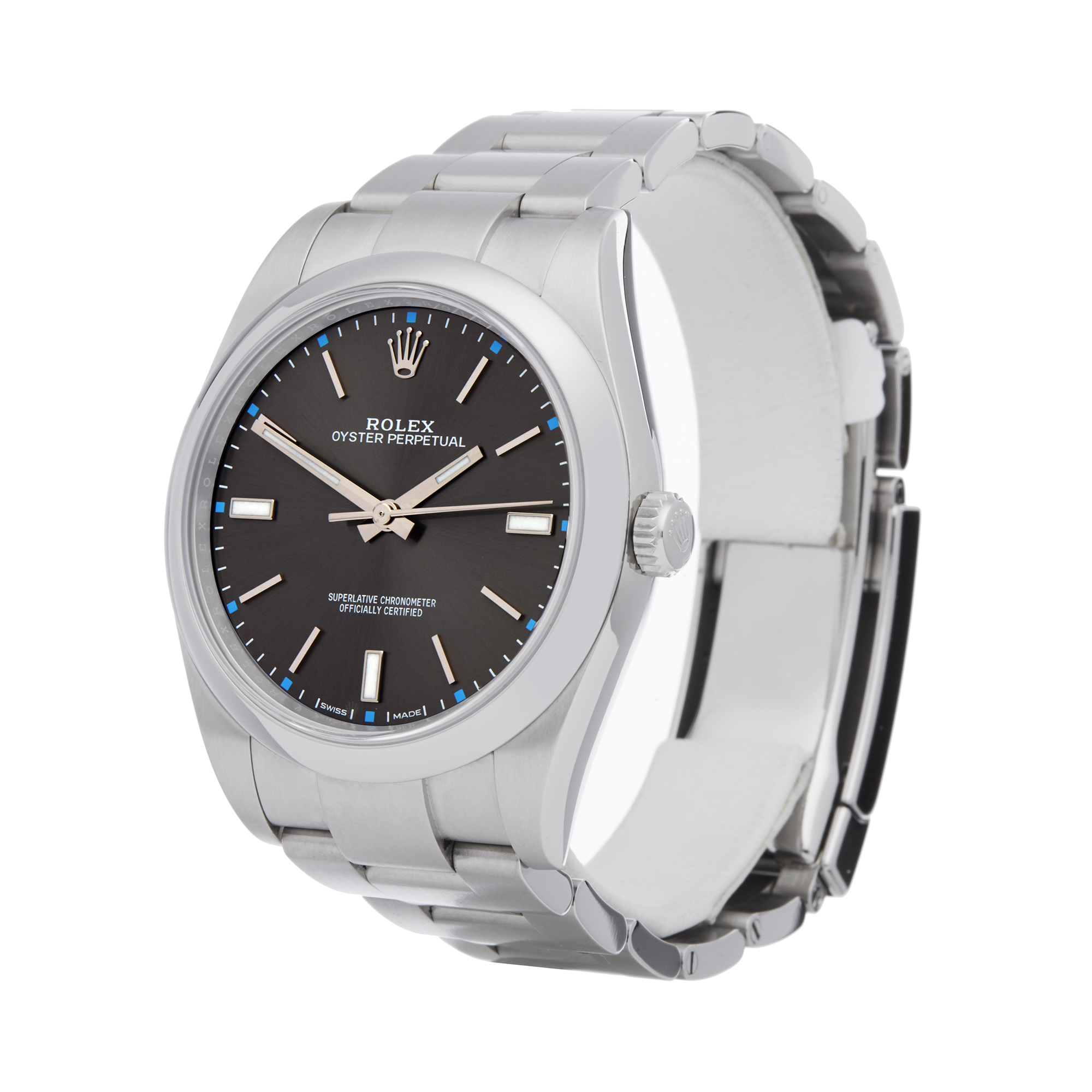 rolex oyster perpetual 39mm dark rhodium