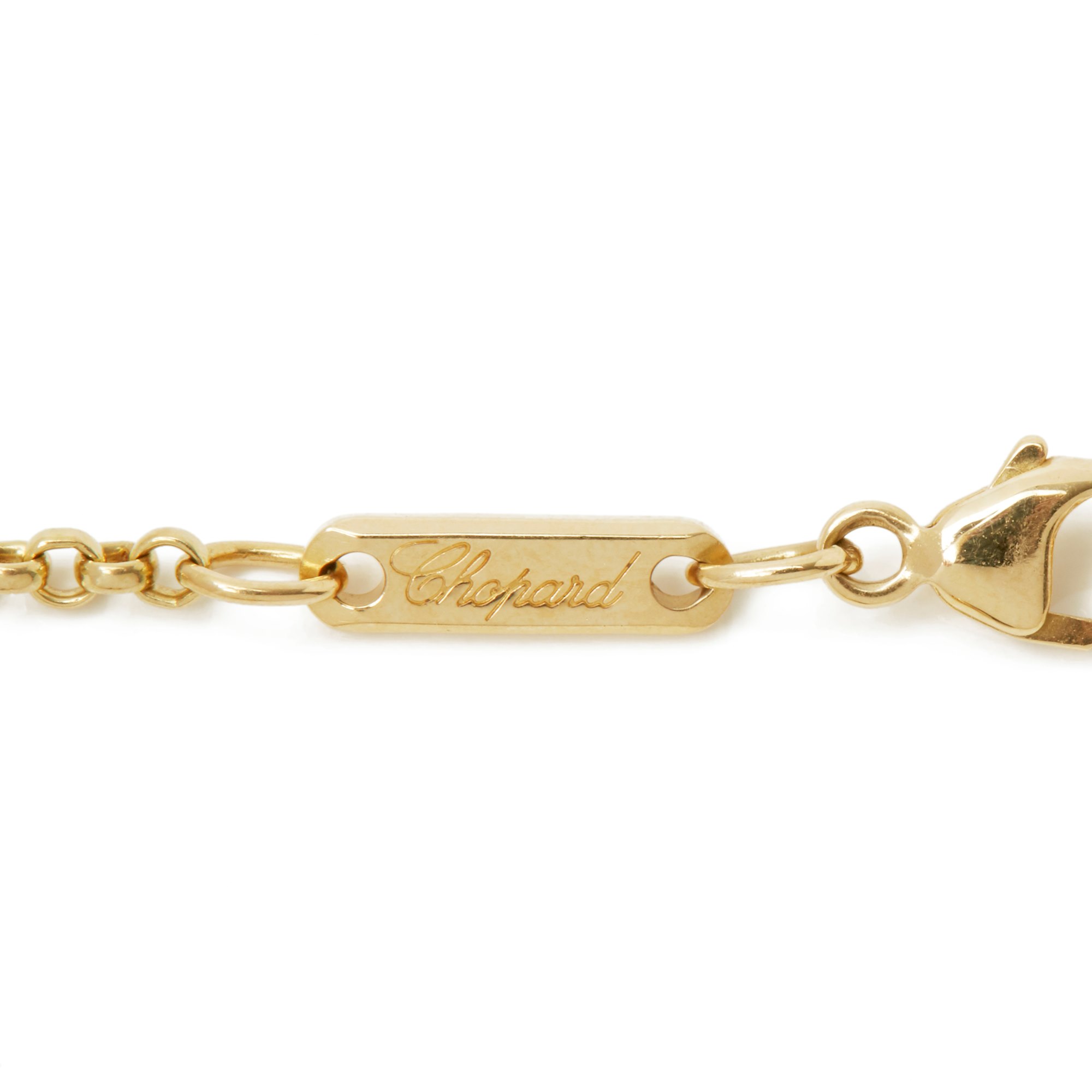 Chopard 18ct Yellow Gold Happy Diamonds Spotted Necklace