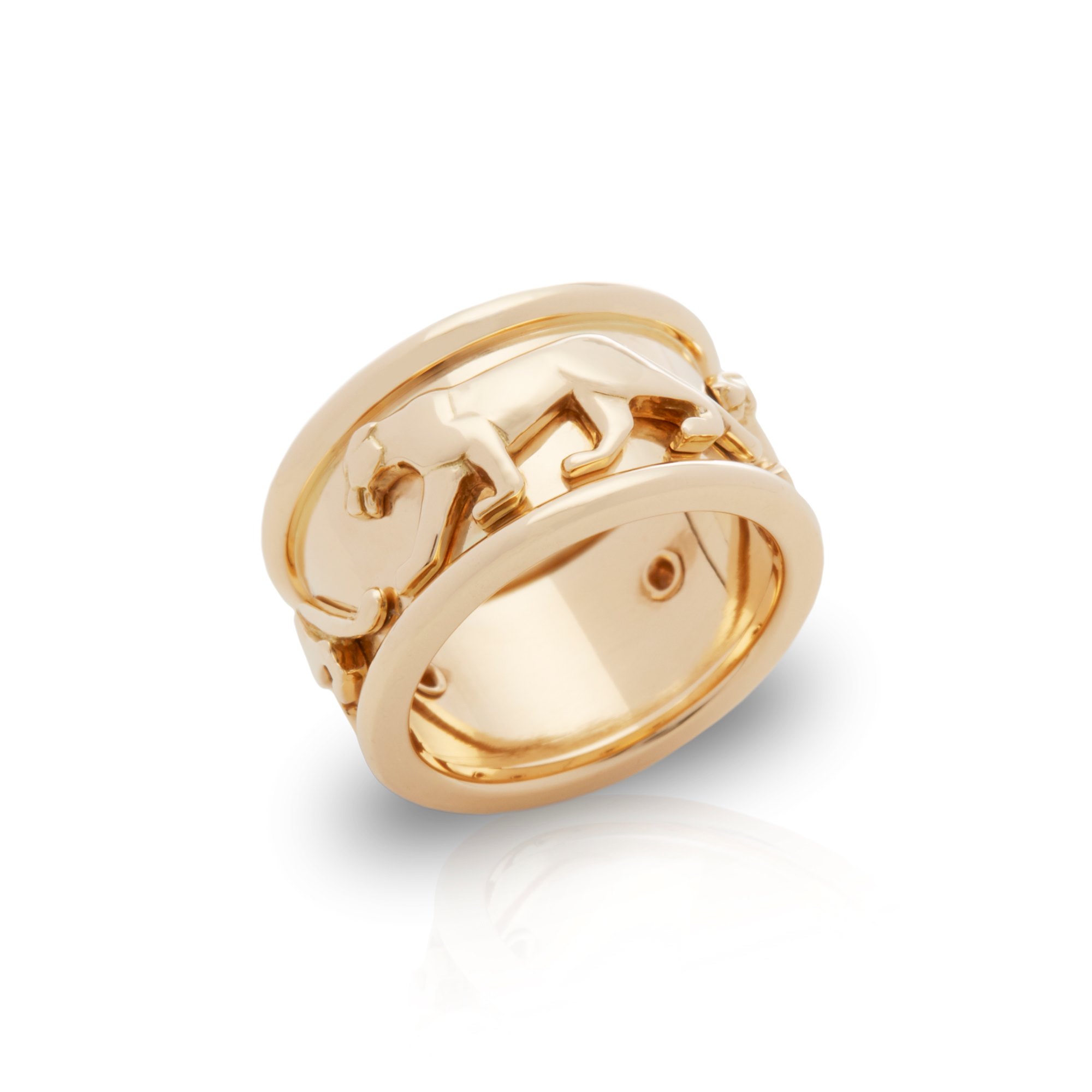 Cartier 18k Yellow Gold Panthere Ring