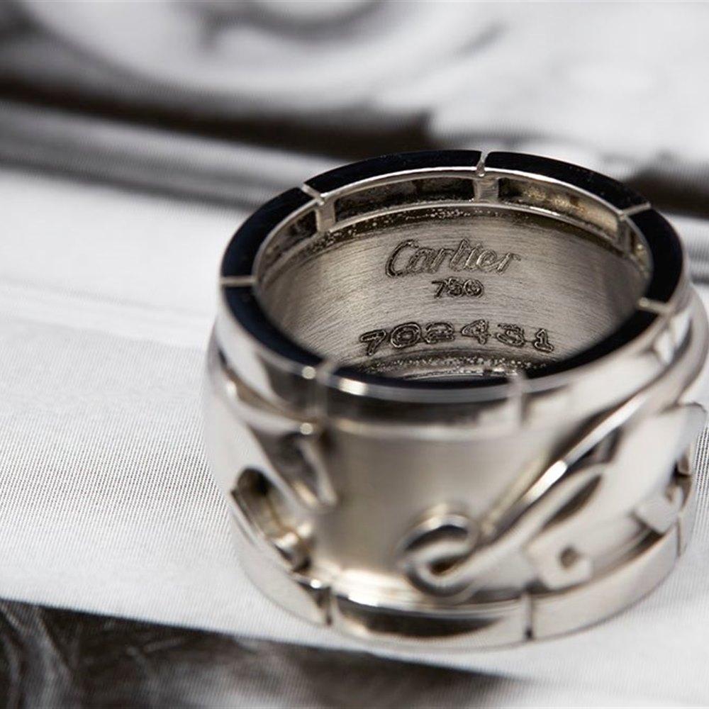 Cartier Special Edition 18k White Gold Ring