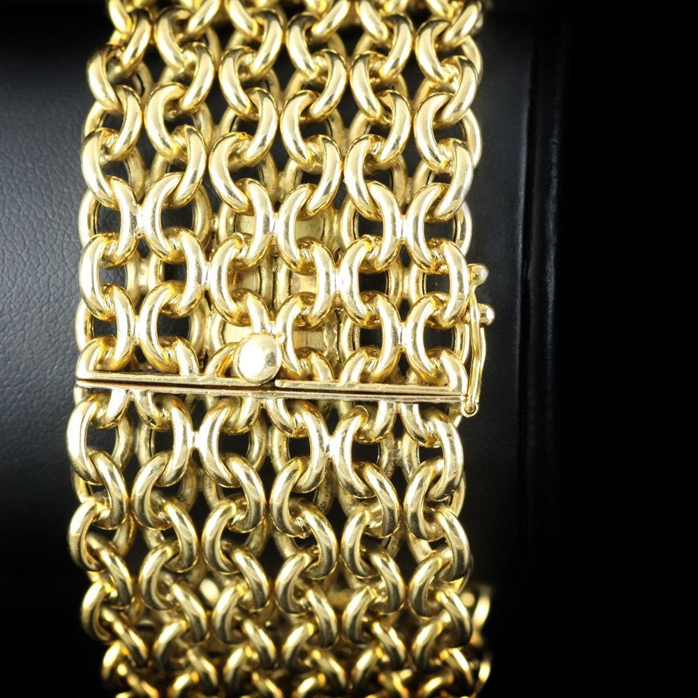 18K Yellow Gold 18k Yellow Gold Chain Link Bracelet