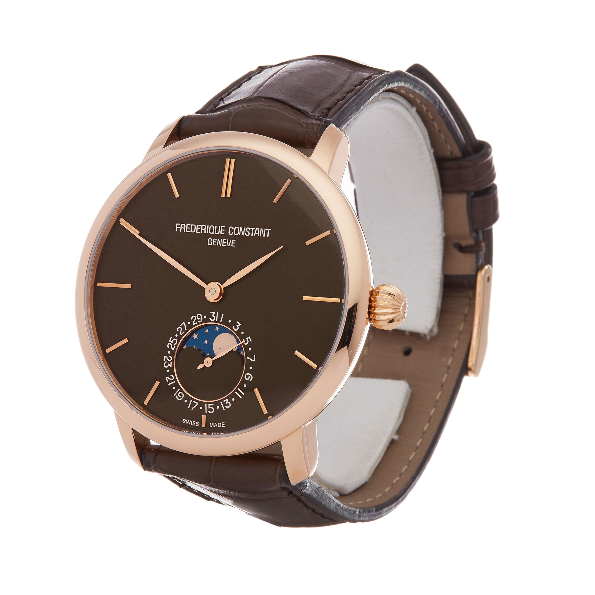 frederique constant runabout moonphase rose gold