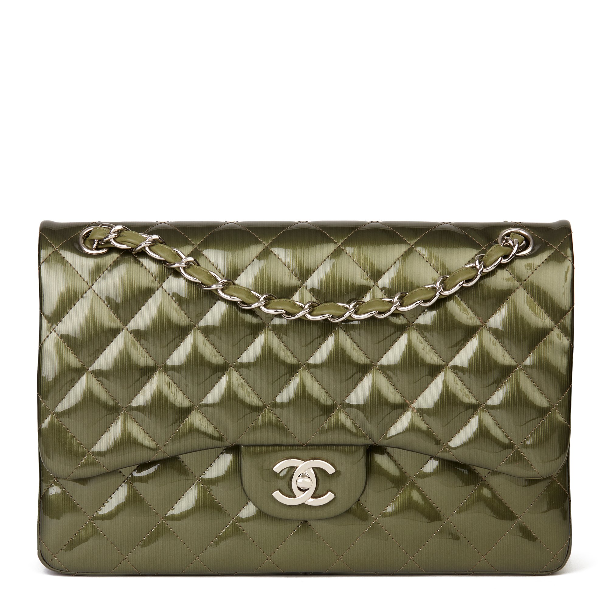 classic green chanel bag