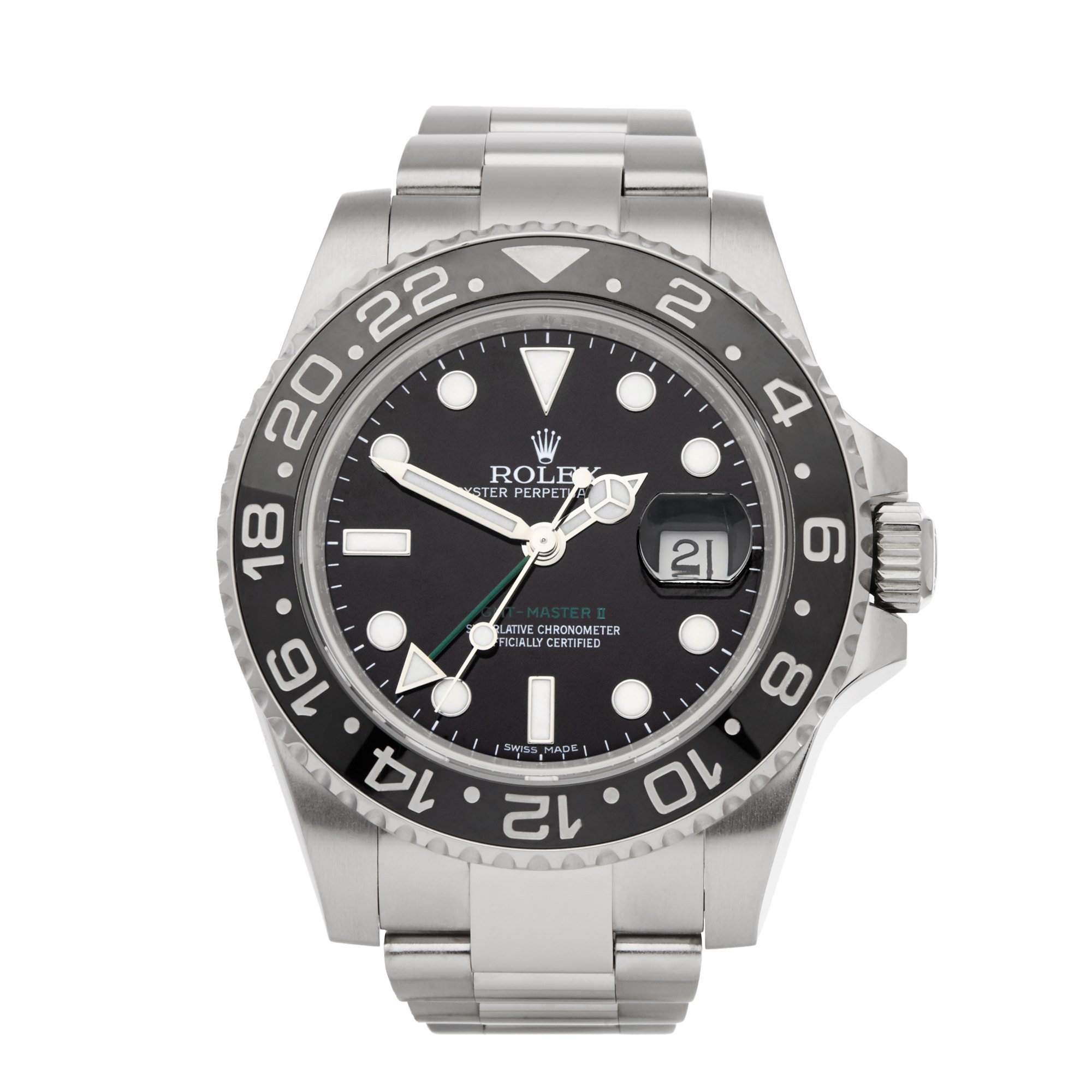 gmt master ii stainless steel