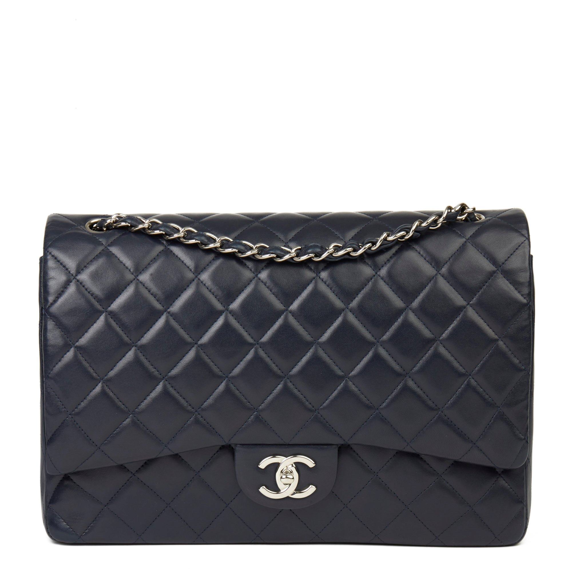 Chanel Maxi Classic Double Flap Bag 2011 HB3290 | Second Hand Handbags