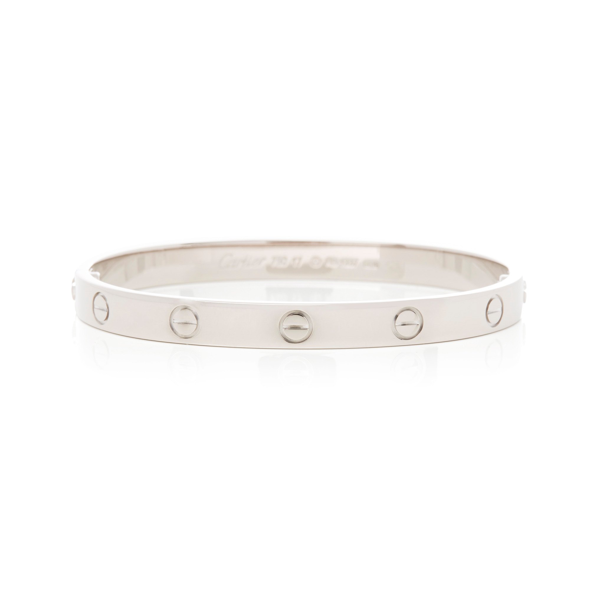 Cartier 18k White Gold Love Wedding Ring