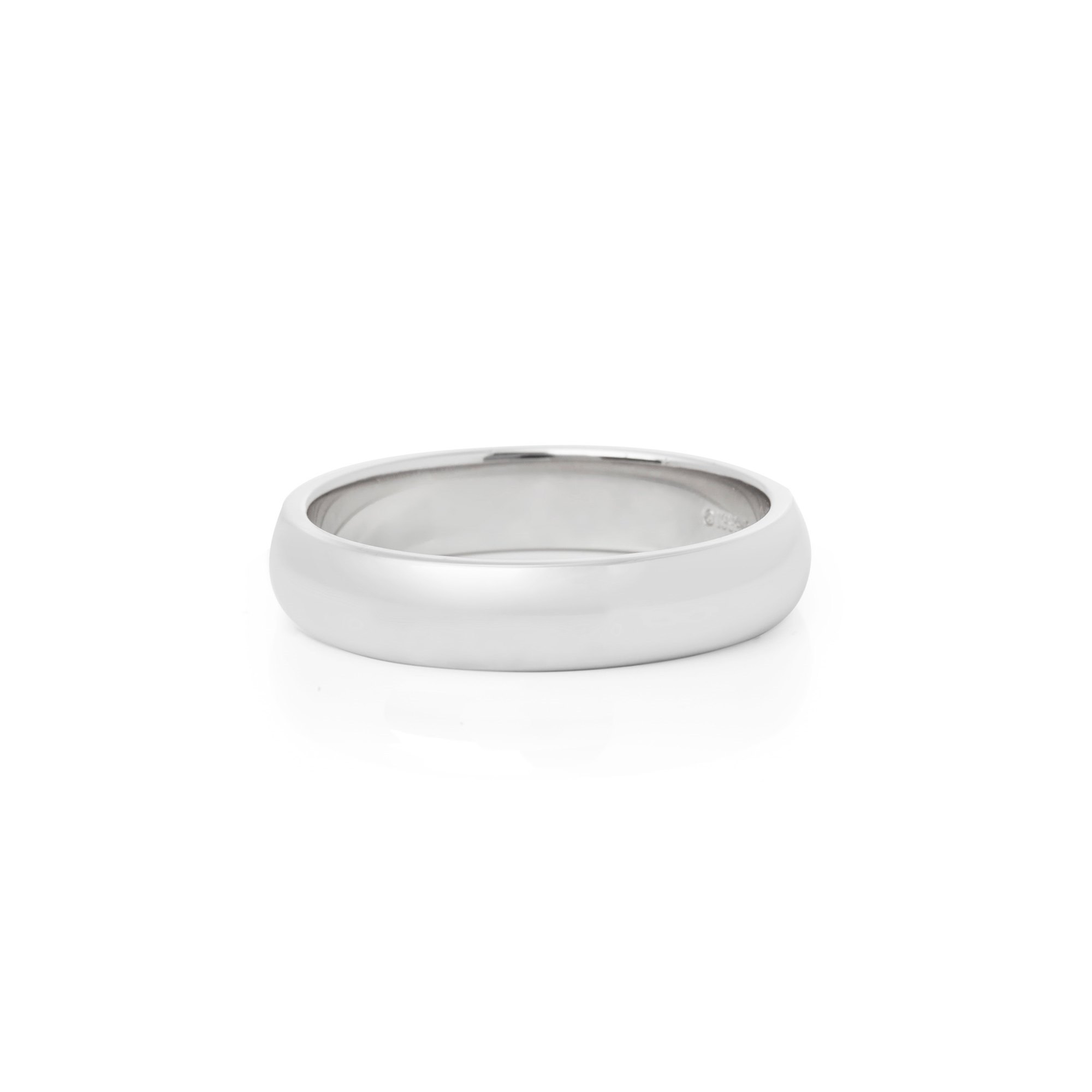 Tiffany & Co. Platinum 4.5mm Court Wedding Ring