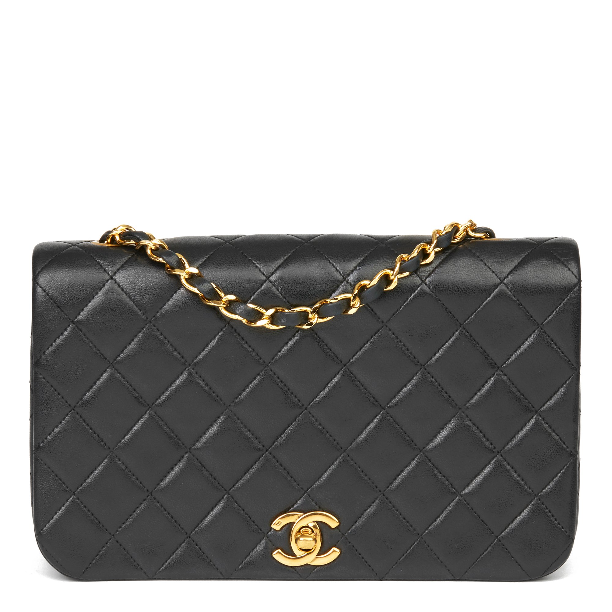 Chanel Small Classic Single Full Flap Bag 1990 HB3400 | Second Hand ...