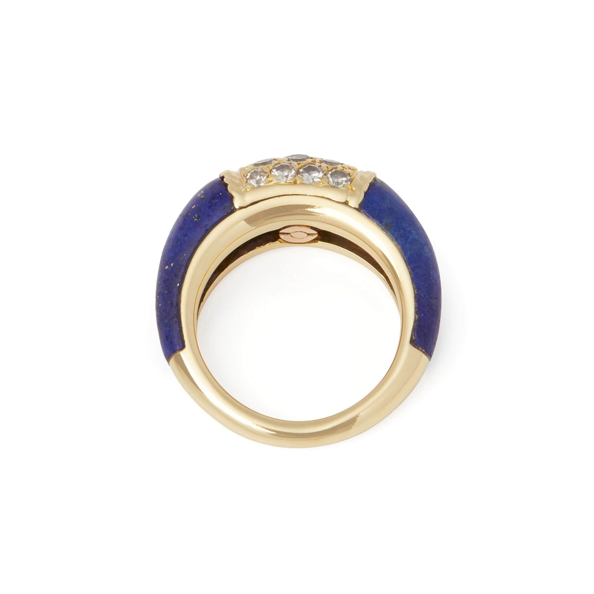 Van Cleef & Arpels Lapis and Diamond Ring
