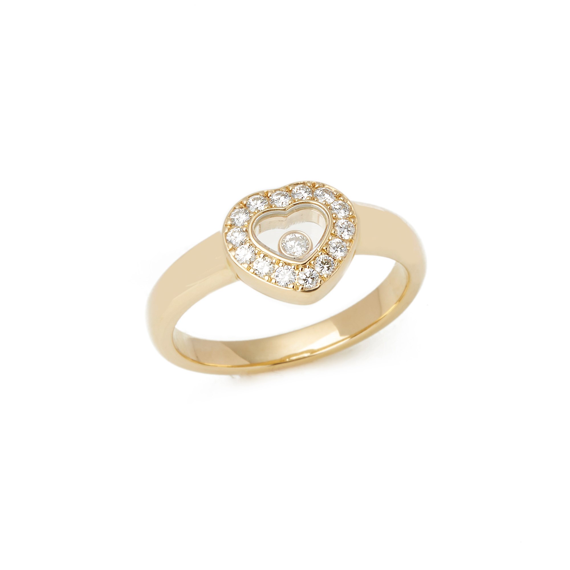 Chopard 18k Yellow Gold Happy Diamonds Ring