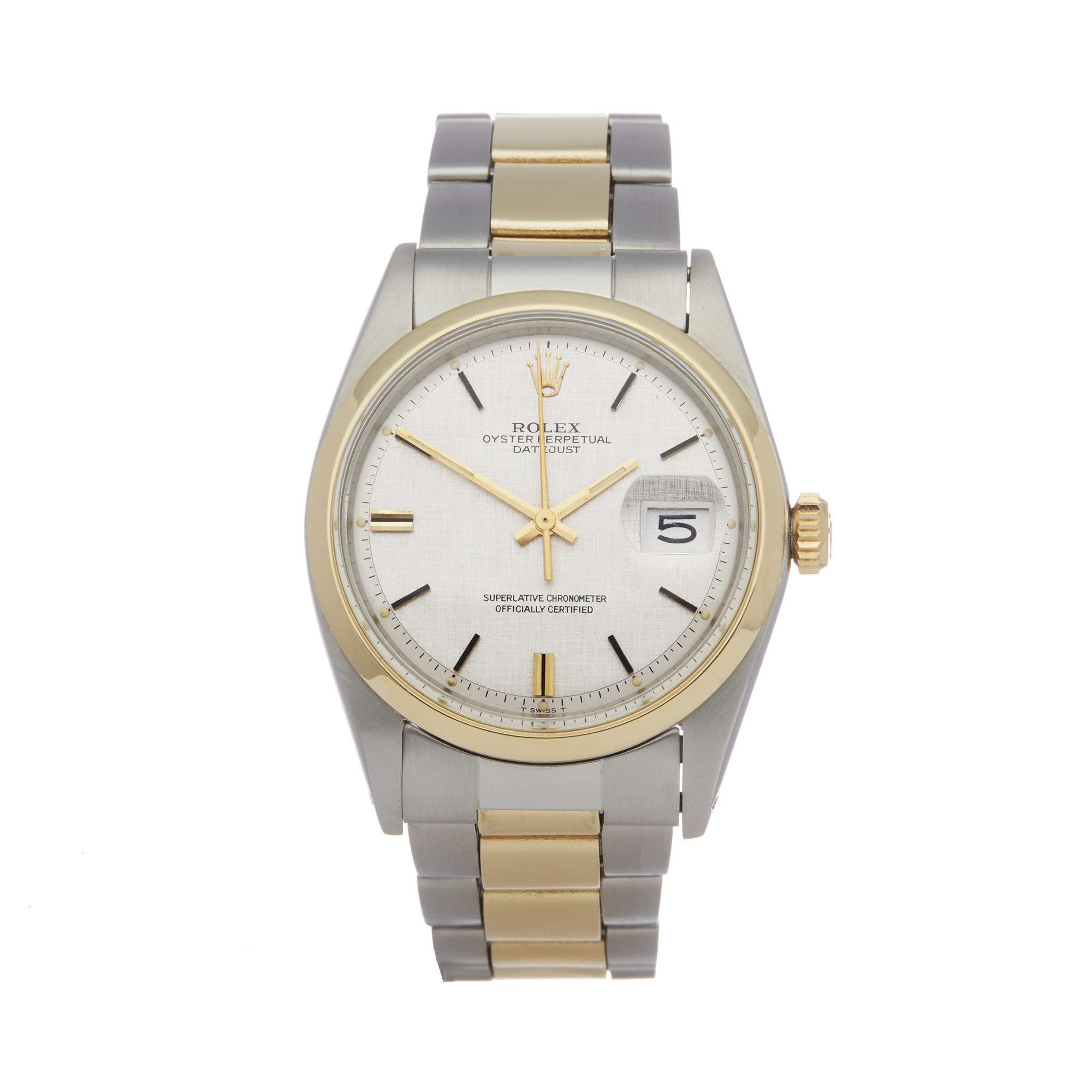 rolex datejust 31 steel and yellow gold