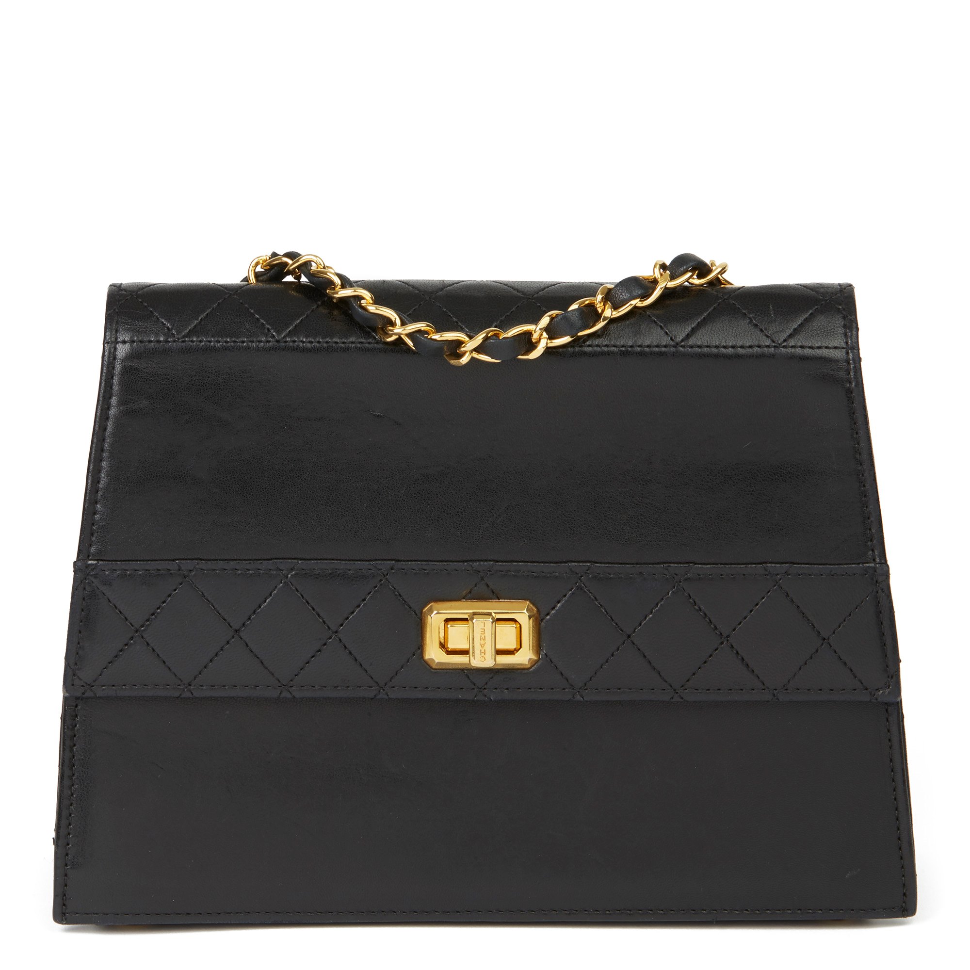 Chanel Trapeze Classic Single Flap Bag 1990 HB3441 | Second Hand Handbags