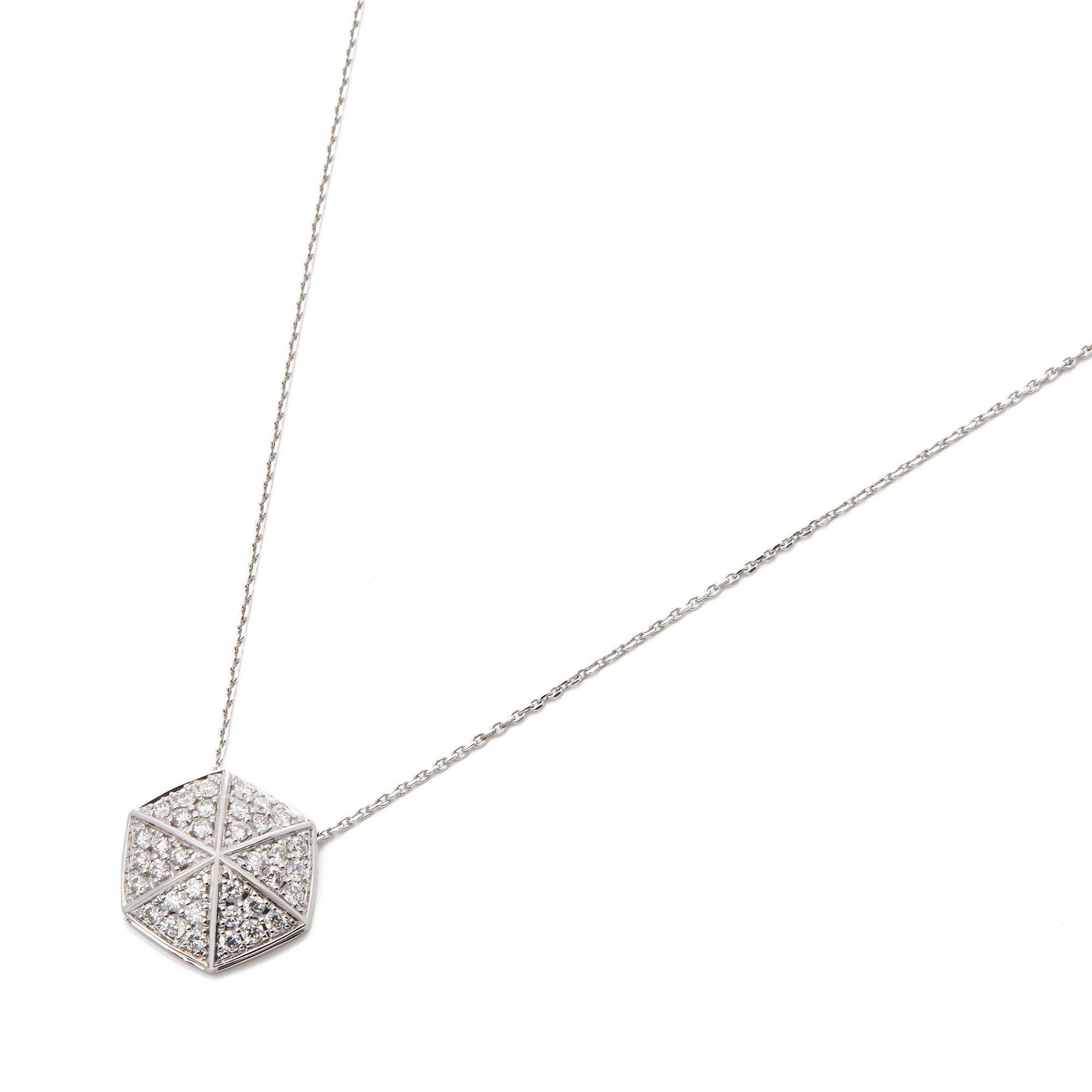 Stephen Webster 18k White Gold full Pave Diamond Deco Pendant