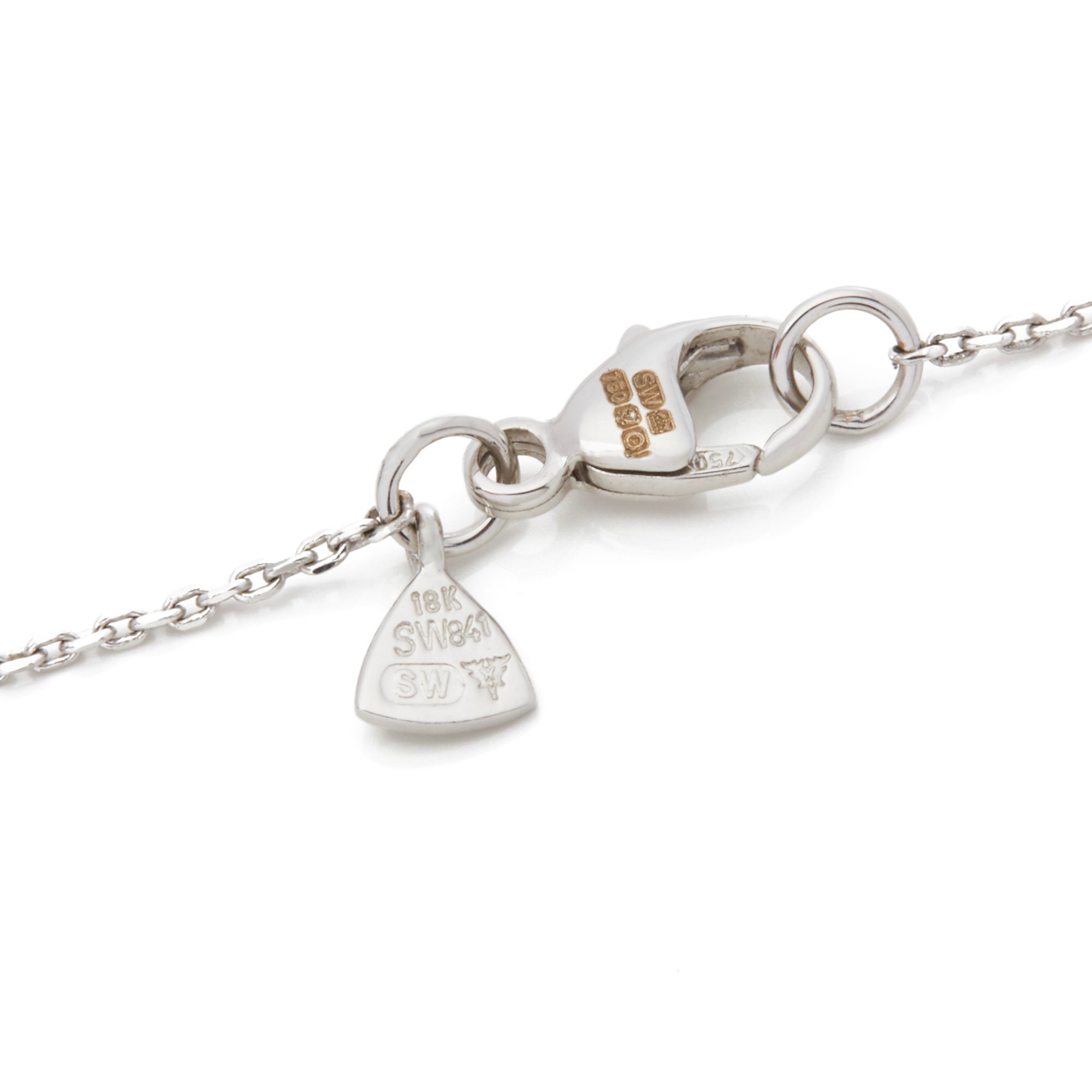 Stephen Webster 18k White Gold full Pave Diamond Deco Pendant