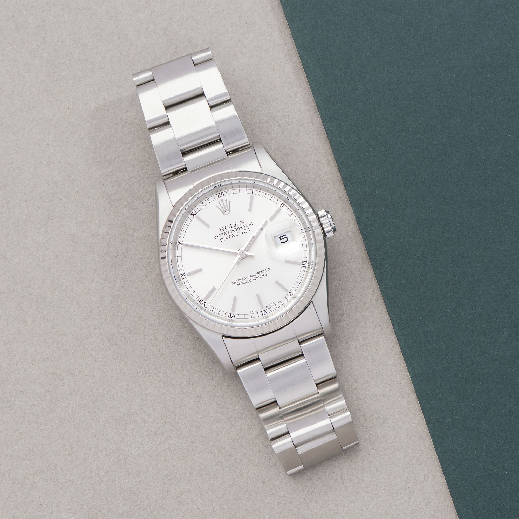 Rolex Datejust 36 Roestvrij Staal 16234