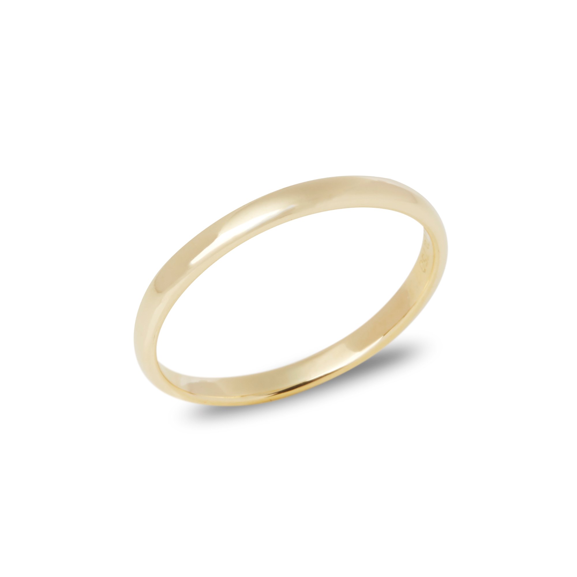 Tiffany & Co. 18k Yellow Gold 2.03mm Court Wedding Band