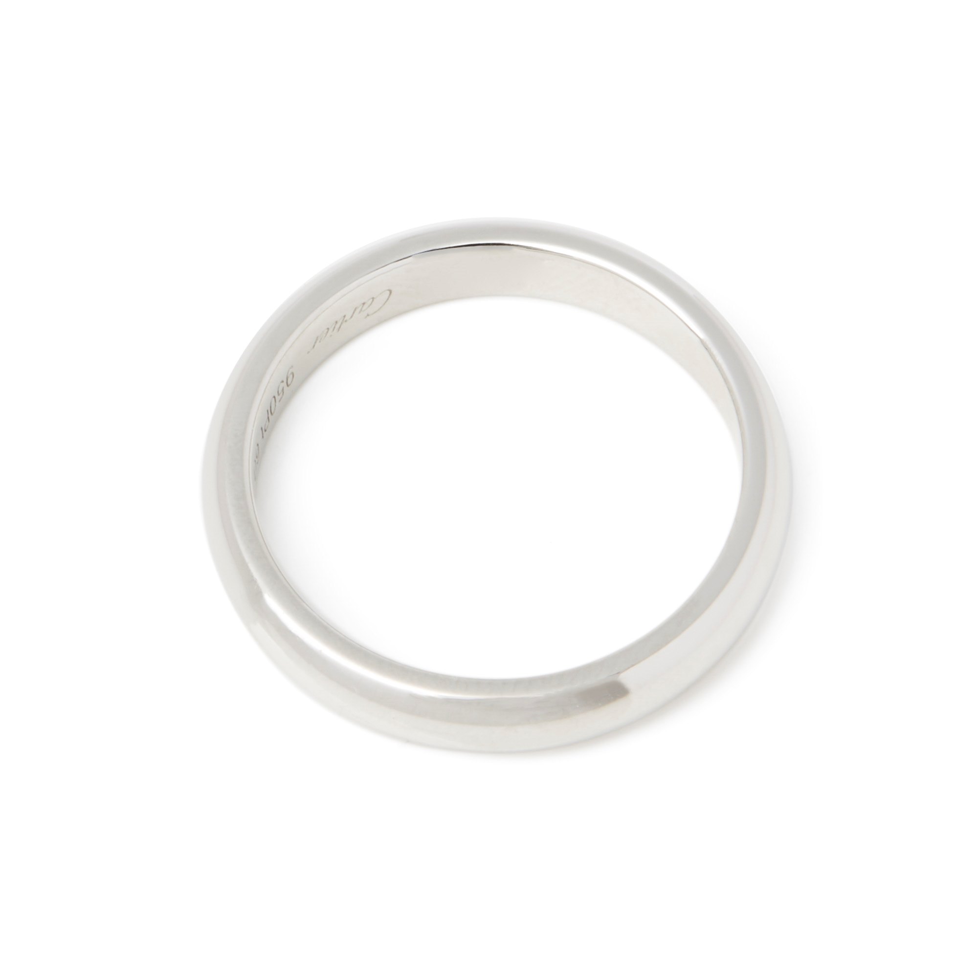 Cartier Platinum 4.03mm Court Wedding Ring