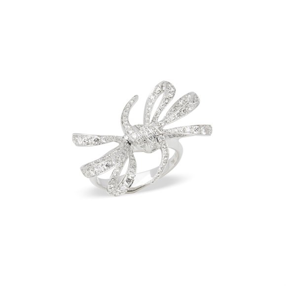 Stephen Webster Forget me Not Pave Diamond Bow Ring