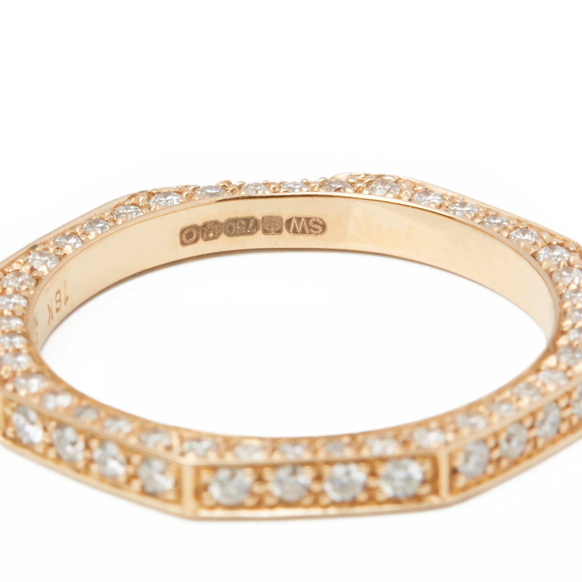 Stephen Webster 18ct Rose Gold Decco Diamond Full Eternity Ring