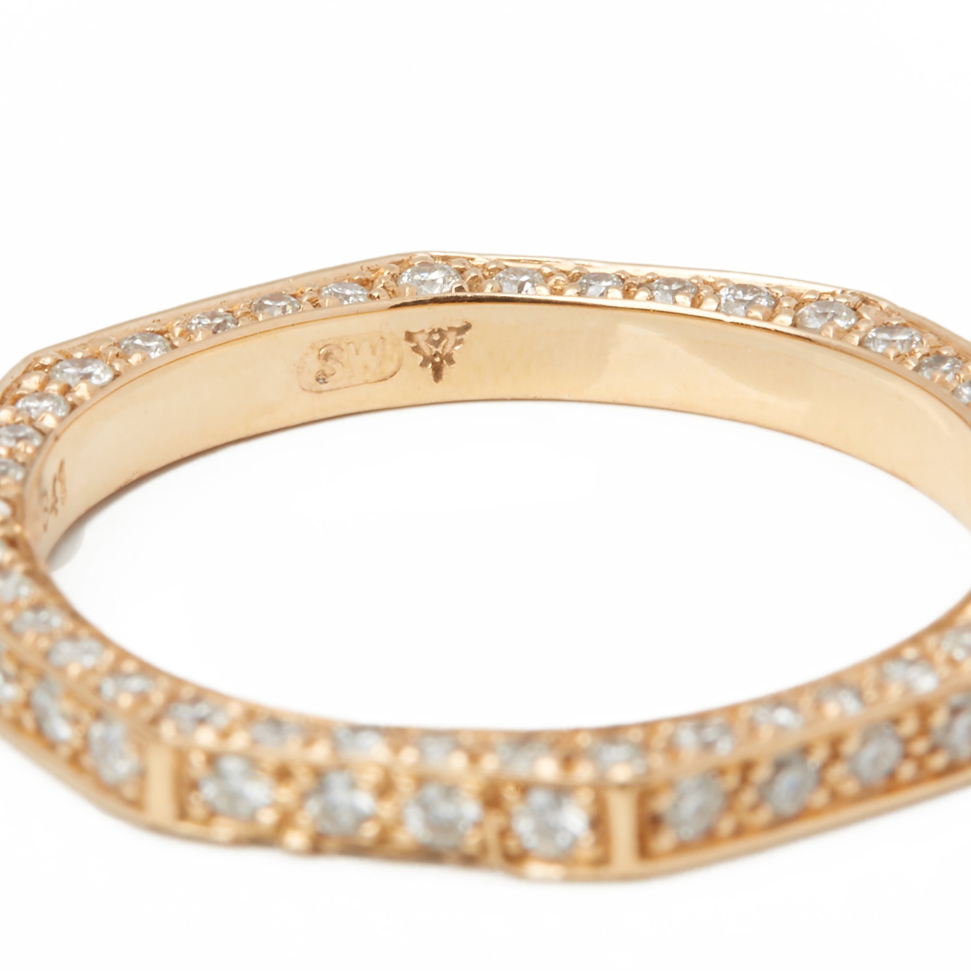 Stephen Webster 18ct Rose Gold Decco Diamond Full Eternity Ring