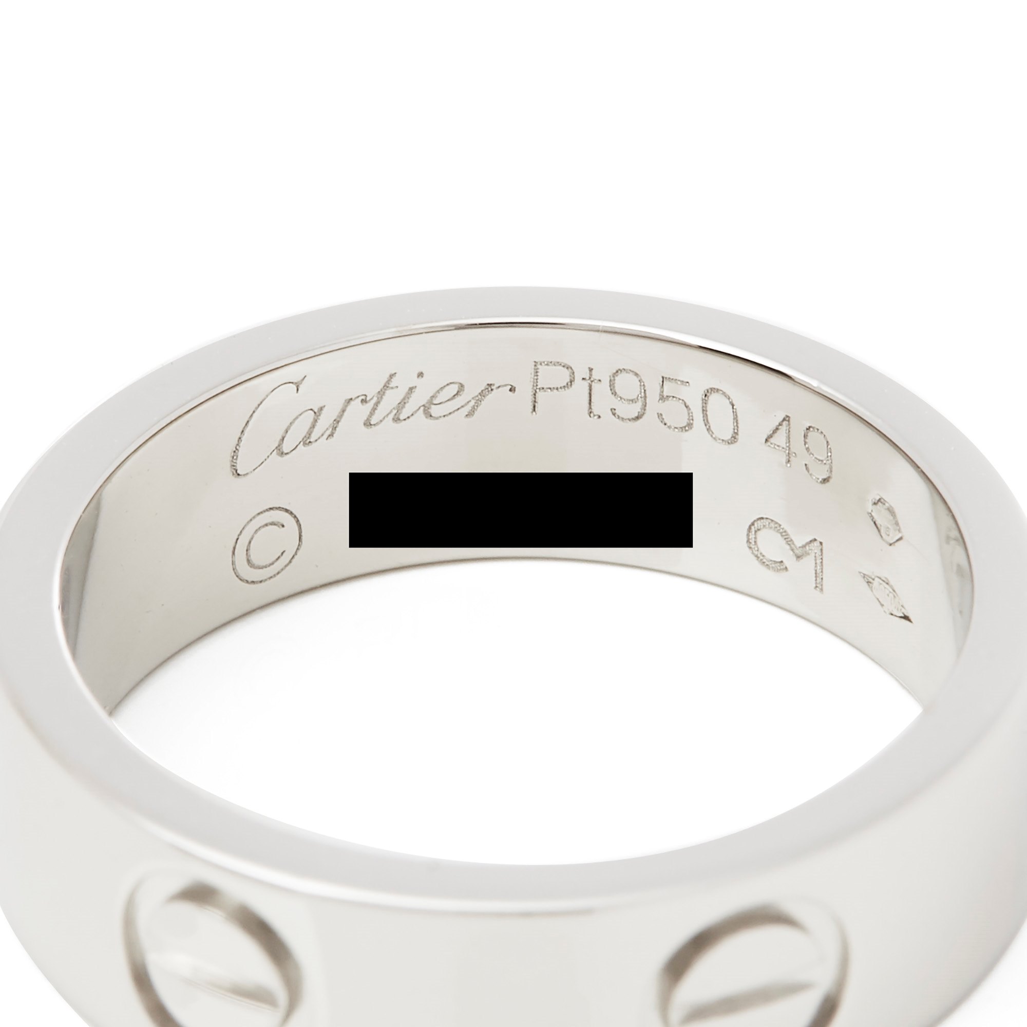 Cartier Platinum Love Ring