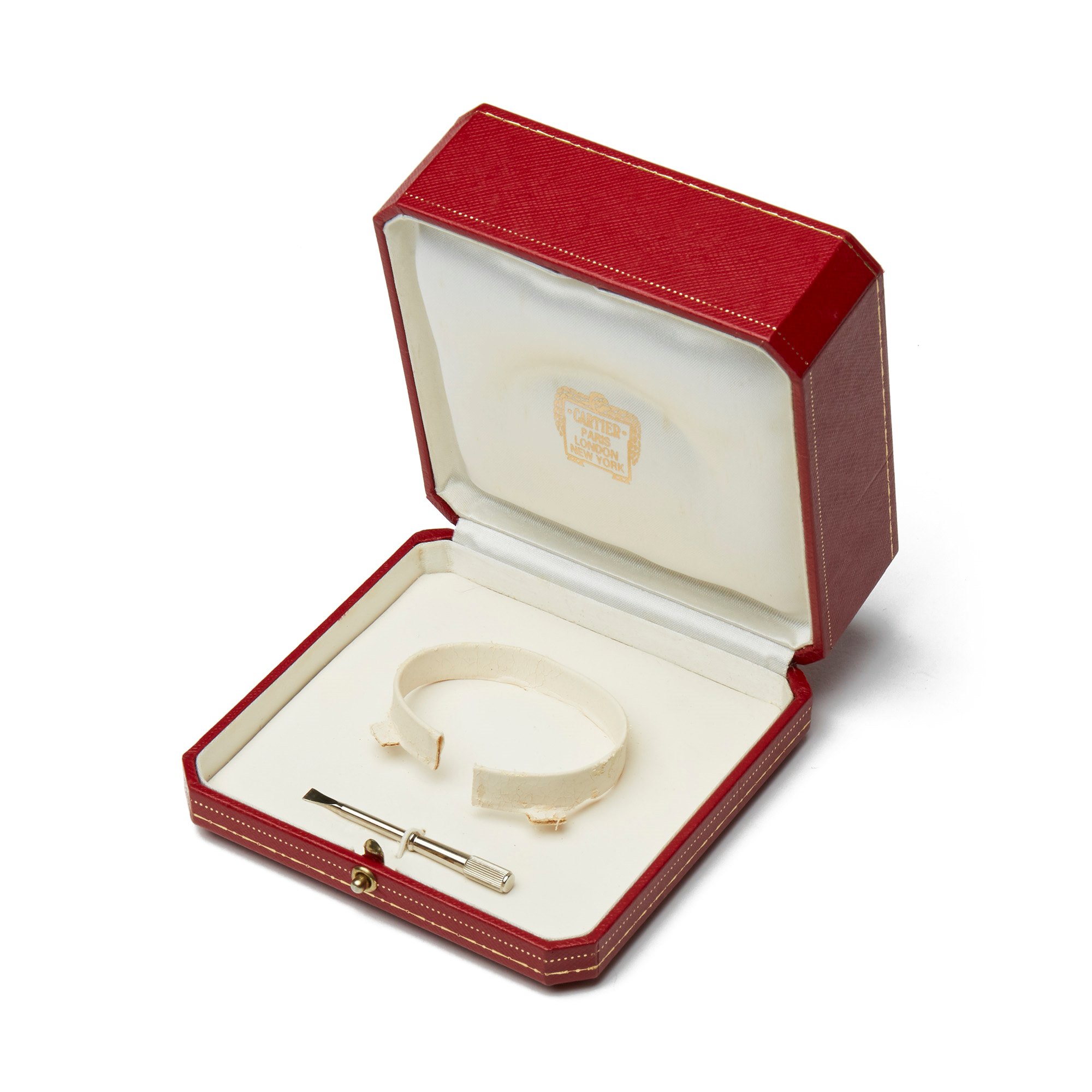 Cartier 18k White Gold Love Bracelet