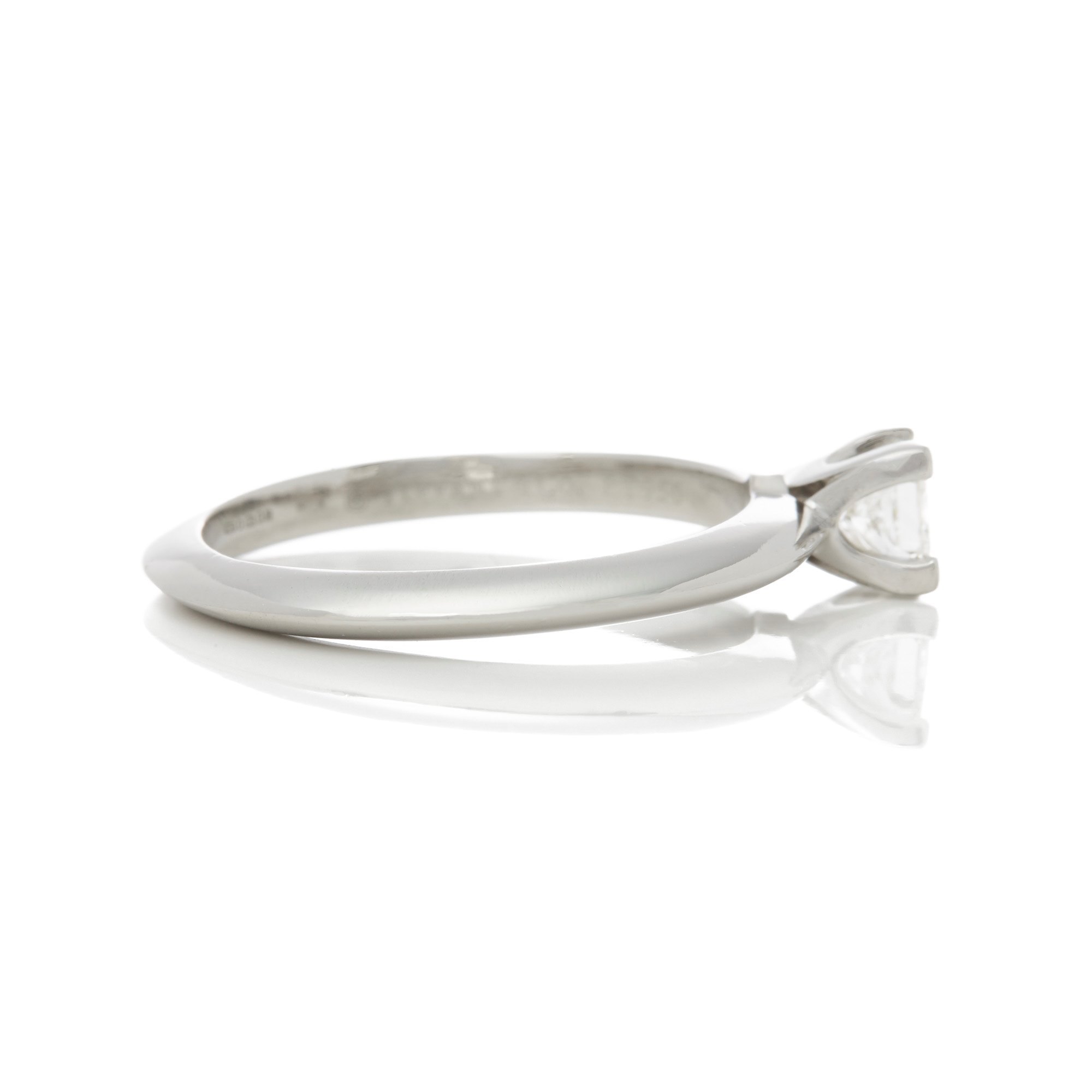 Tiffany & Co. Princess Cut 0.31ct Diamond Solitaire Ring
